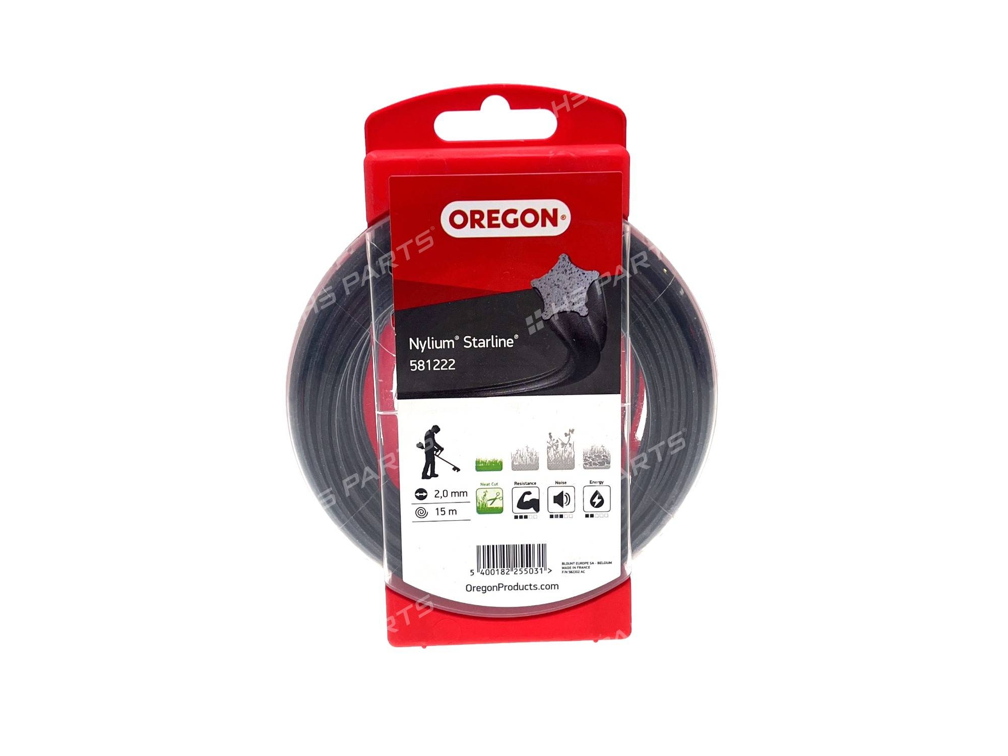 Žací struna Oregon NYLIUM STARLINE pro profesionální použití 2,0 mm x 15 m