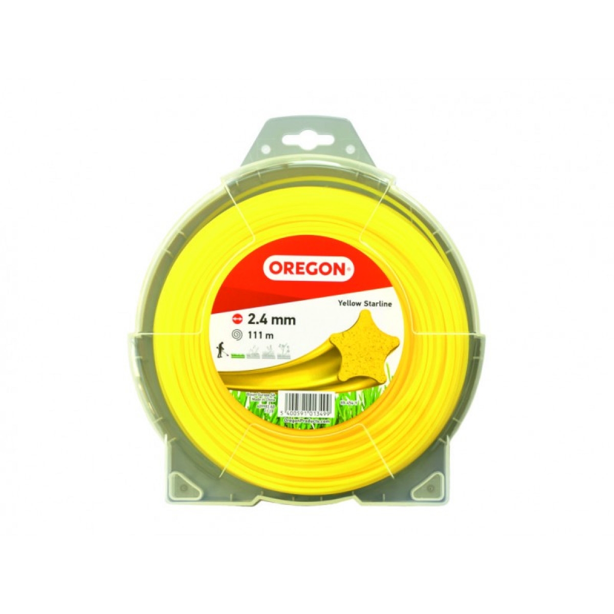 Oregon žací struna 2,4 mm x 111 m tvar hvězda
