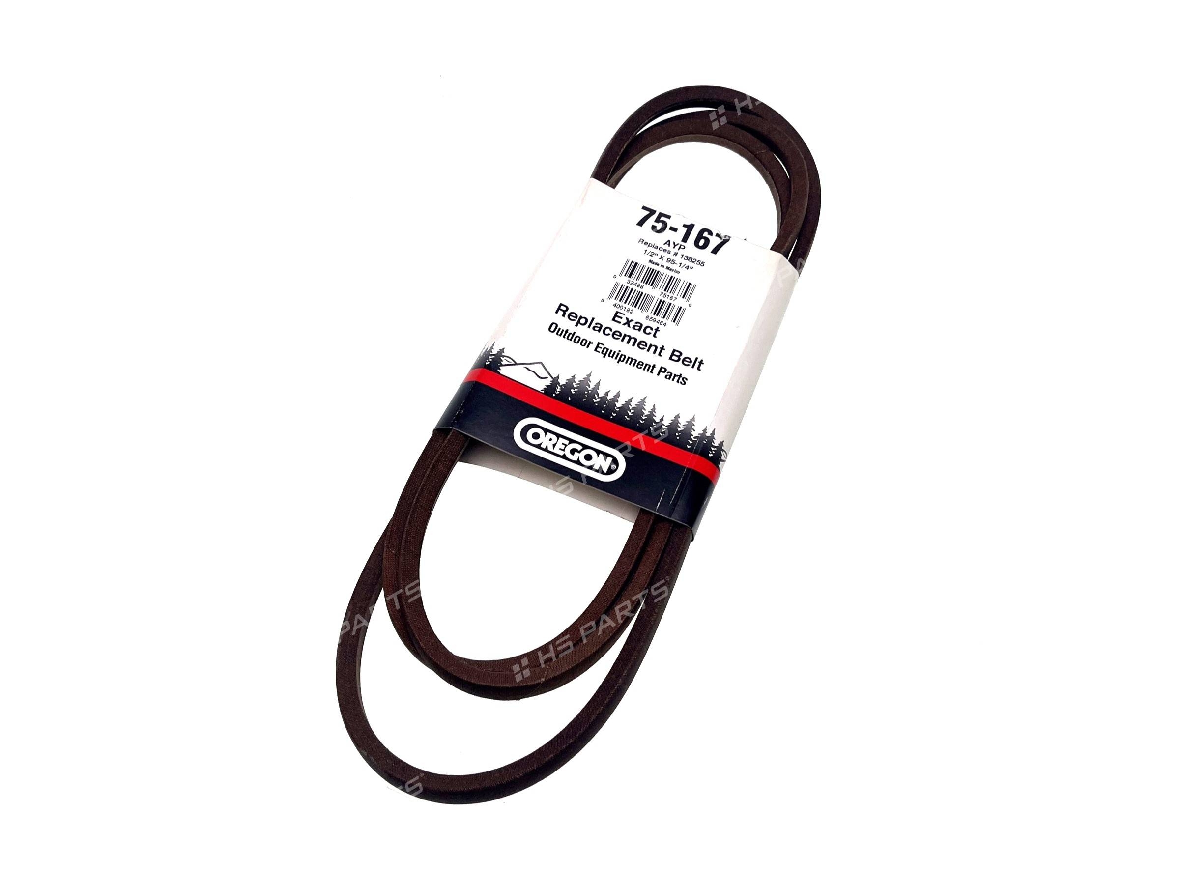 Klínový řemen Oregon 12,7 mm x 2419 mm pro zahradní traktory Husqvarna LT126 CT126 LT131 LT151 YTH130 YTH135 YTH150 (OEM 531006043)