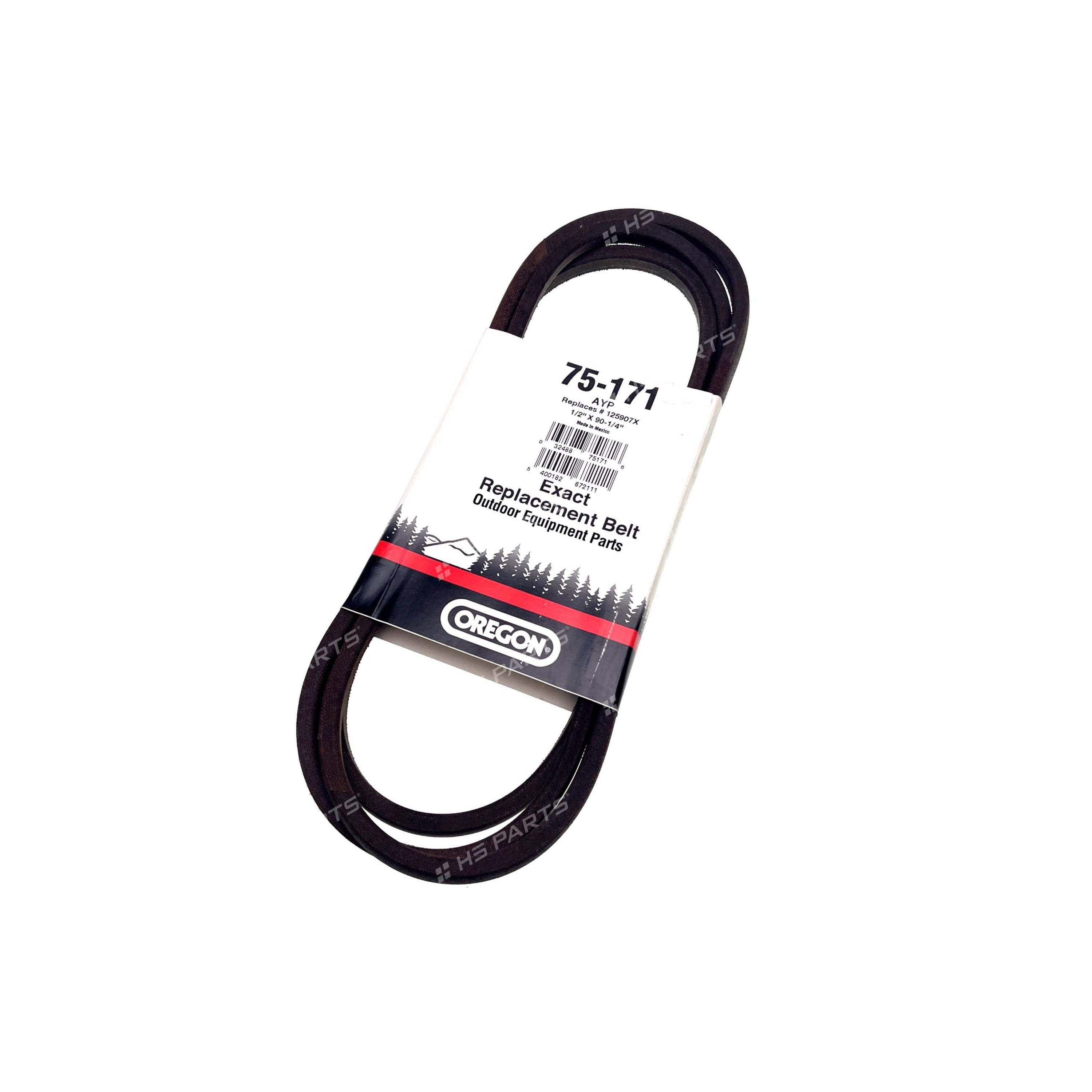 Klínový řemen Oregon 12,7 mm x 2299 mm pro zahradní traktory Husqvarna LTH126 CTH126 LT960 (OEM 532193214 532125907)