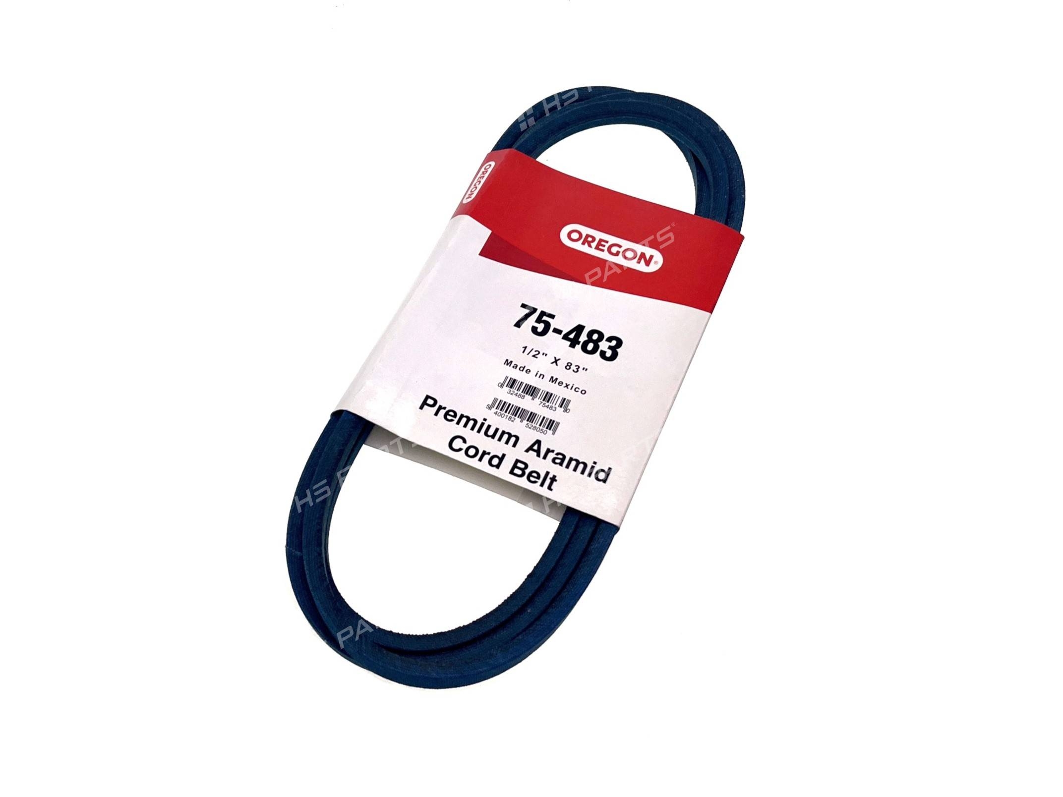 Klínový řemen Oregon 12,7 mm x 2108 mm pro zahradní traktory Husqvarna LT125 pohon nožů do roku 2006 (OEM 532180213)