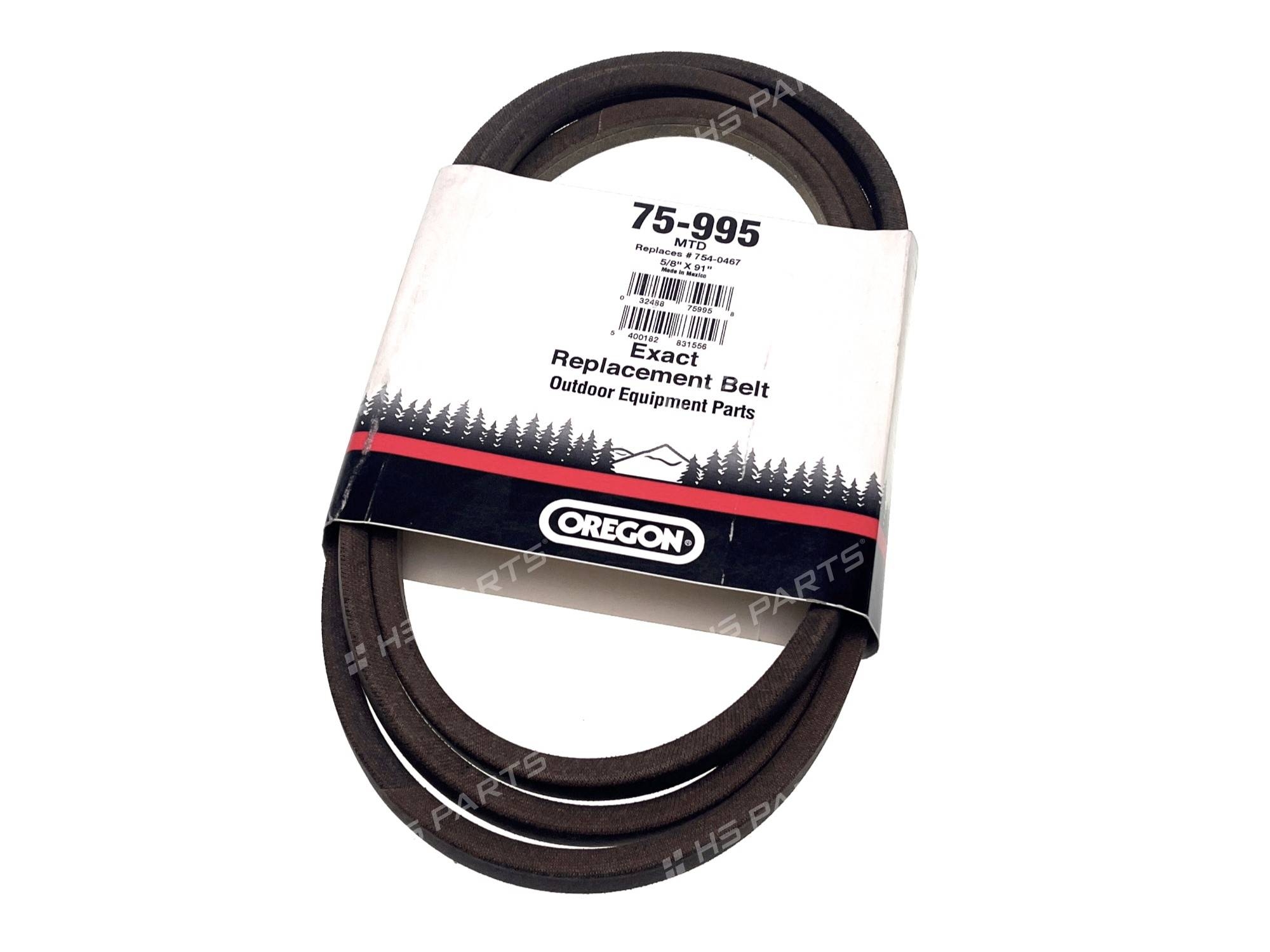Klínový řemen Oregon 15,9 mm x 2310 mm pro Craftsman Cub Cadet MTD Rover Gutbrod DLX 117 DLX 107 SAL DLX 96 SA (OEM 954-0467)