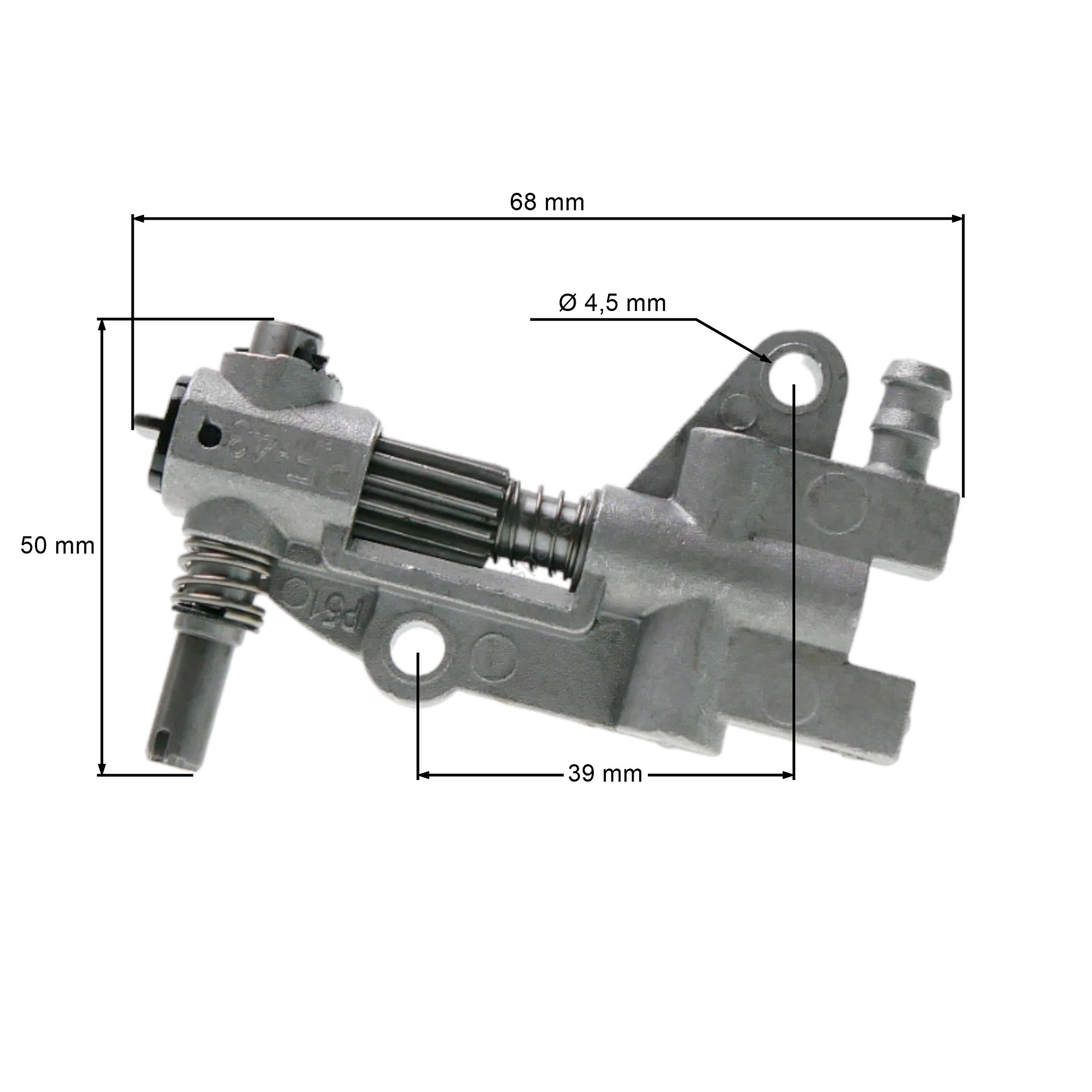 Olejové čerpadlo pro motorové pily NAC CST45-40 CST61-50 UR-CST52-45OW CedrusT4518 T5018 Grizzly BKS 350/400 CASTORAMA PP45/YD 45 CedrusT4518 T5018 Harder PN4500