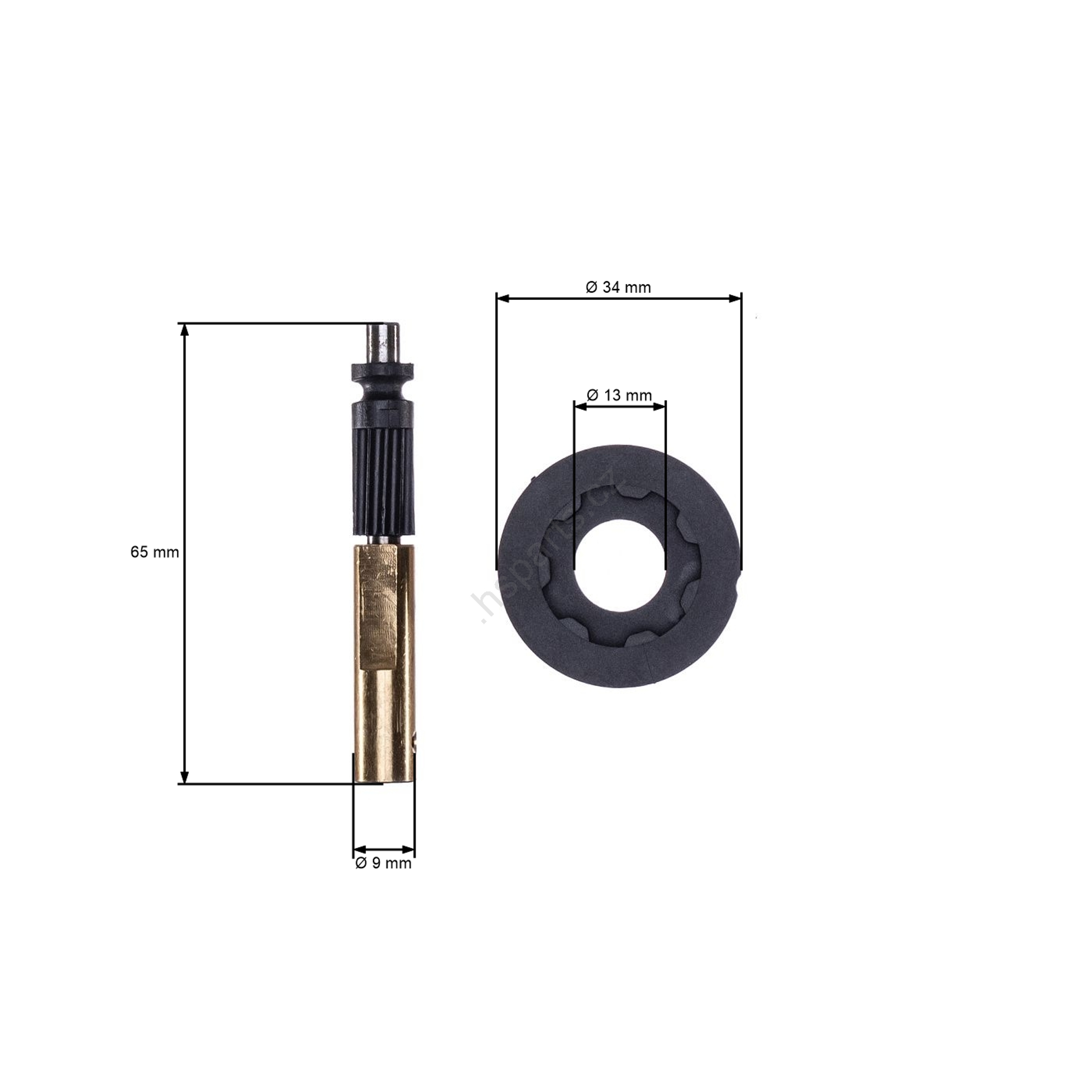 HS PARTS olejové čerpadlo se šnekem mazání pro motorové pily Husqvarna 135 140 140E 340 435 435 II 440 Jonsered CS2240 CS2240S II McCulloch CS350 CS410 (OEM 544212401 540057901 537154801)