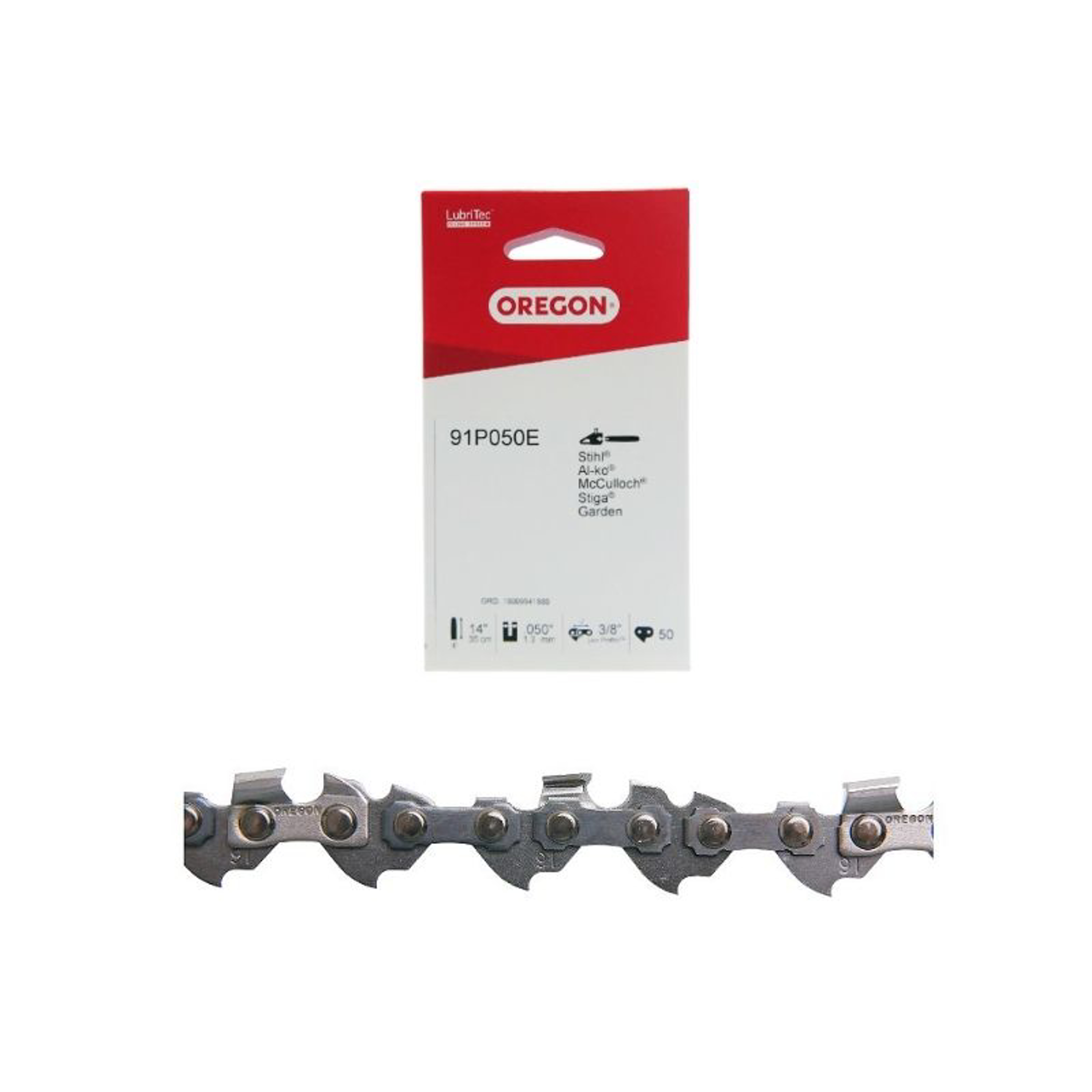 Oregon pilový řetěz 3/8" .050" (1,3 mm) zkosený zub 50 článků