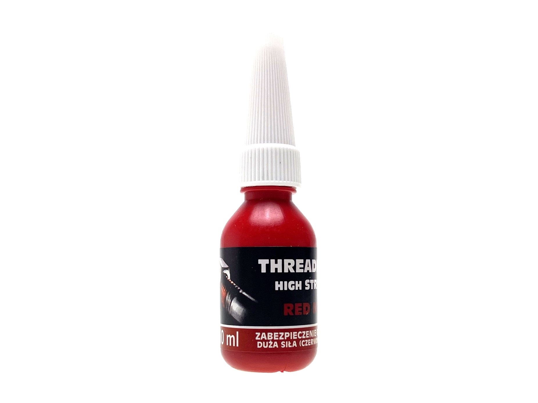 Vysokopevnostní lepidlo pro zajištění šroubů červené 10 ml