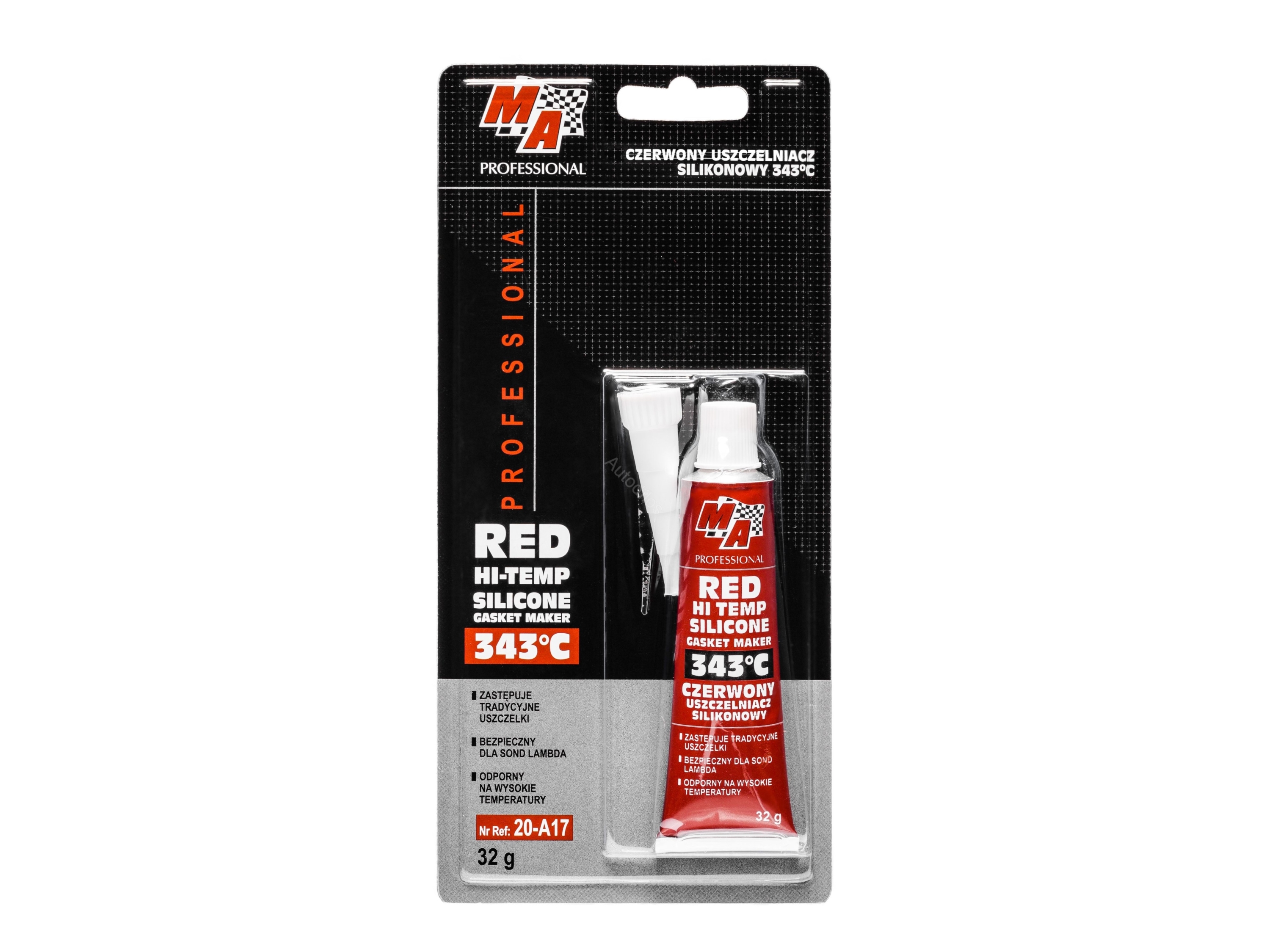 Silikonový tmel červený vhodný do + 343 °C pro Stihl 017 018 MS180 MS181 MS250 MS280 Husqvarna 136 137 141 435 Partner 351 371 391 420