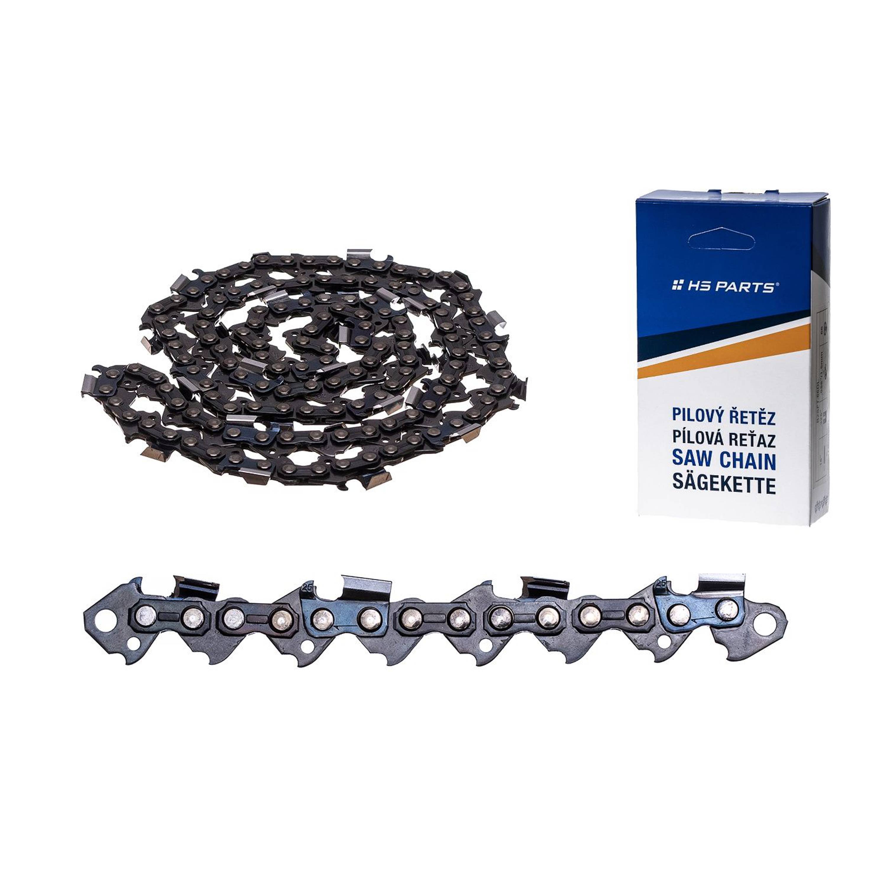 HS PARTS vodící lišta 16" (40 cm) .325" .058" (1,5 mm) + 4 x pilový řetěz 66 článků hranatý zub pro Husqvarna 36 45 55 136 154 254 257 262 345 346 357 435 445 460 Jonsered 2054 2152 2155 CS2149W Dolmar 111 112 116 Oleomac 947 952 962