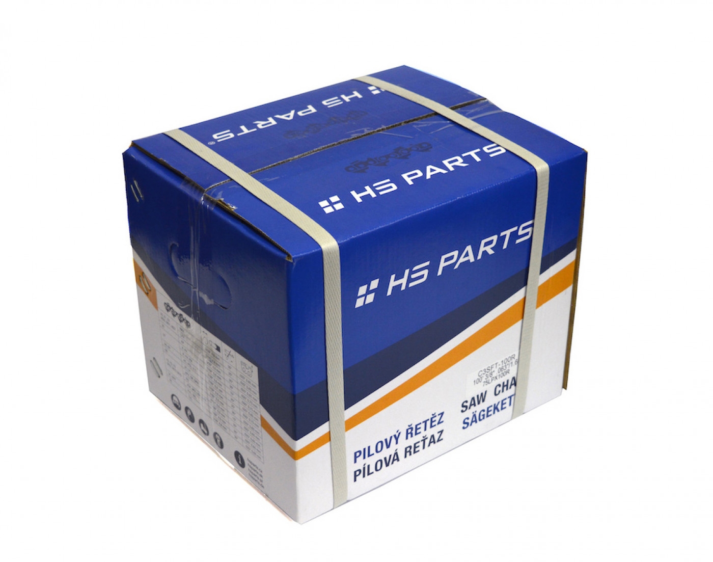 HS PARTS řetězová role .325" .058" (1,5 mm) 1848 článků hranatý zub pro Husqvarna 36 55 136 154 257 262 346 357 435 445 460 Jonsered 2054 2152 2155 Dolmar 109 111 112 116 Oleomac 938 947 952 962 Solo 639 651 665