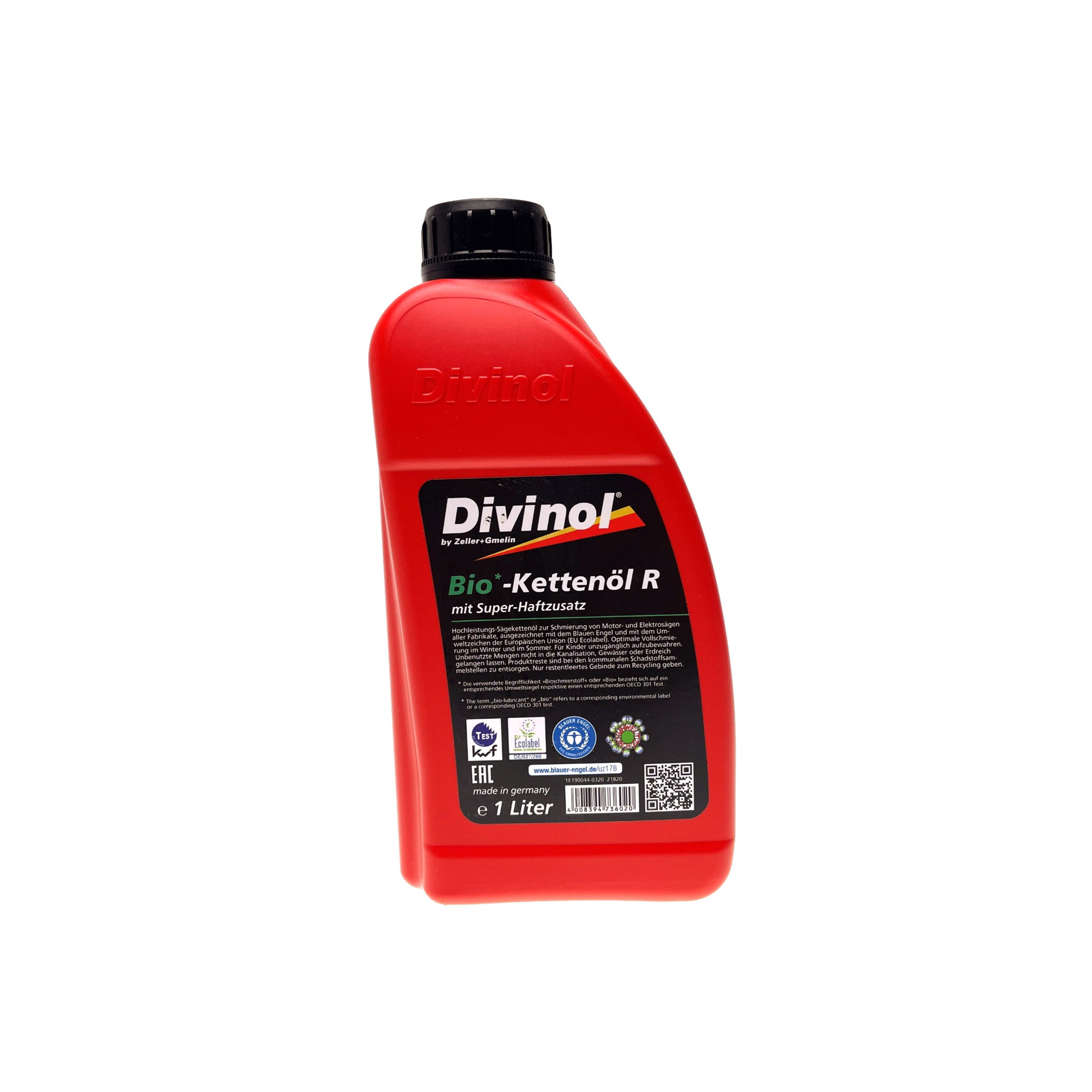 Divinol Bio olej 1,0l pro mazání pilových řetězů motorových elektrických a aku pil