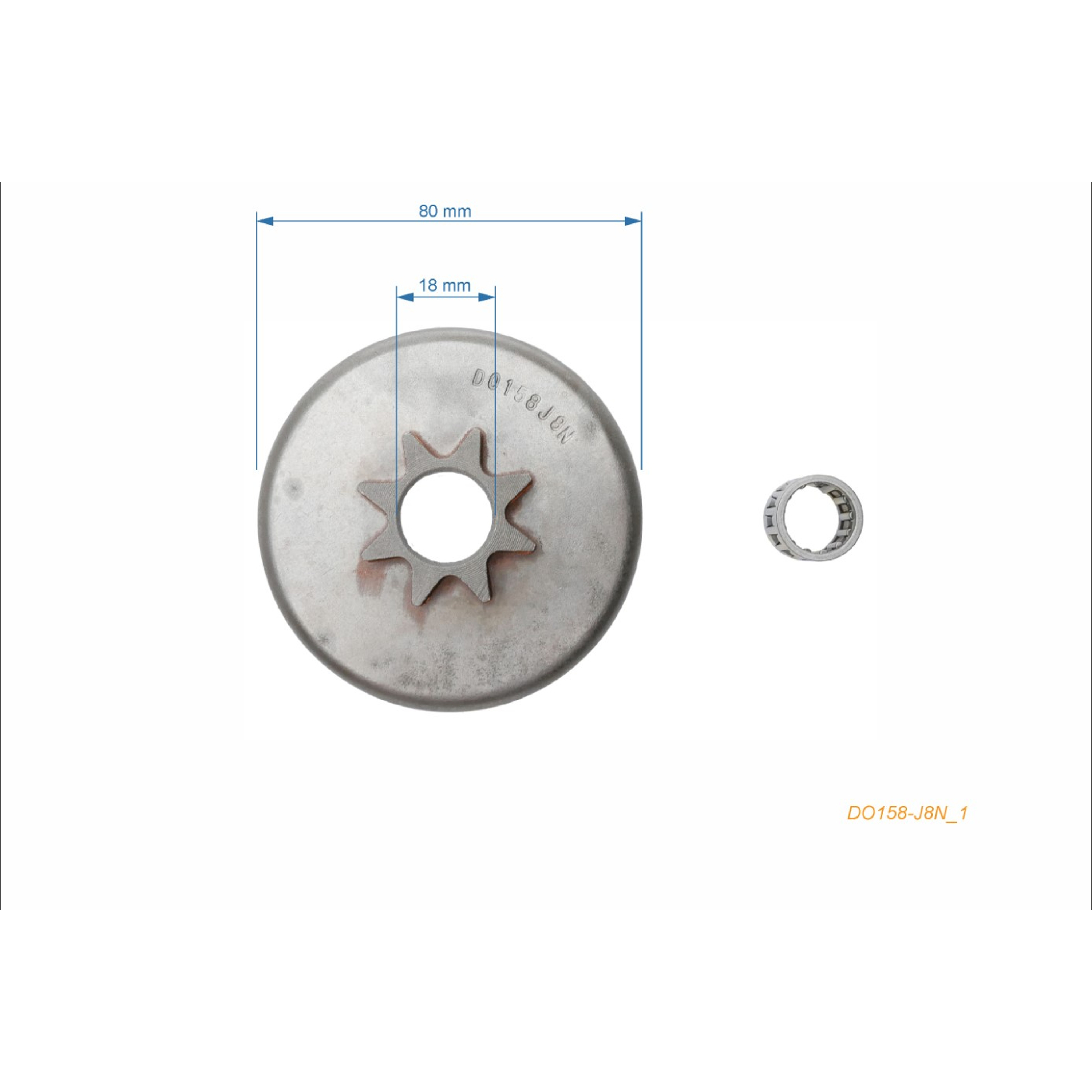 HS PARTS řetězka .325" 8 zubů pro motorové pily Dolmar 112 113 114 116 117 119 120 120 super McCulloch Promac 6800 (OEM 114223010)