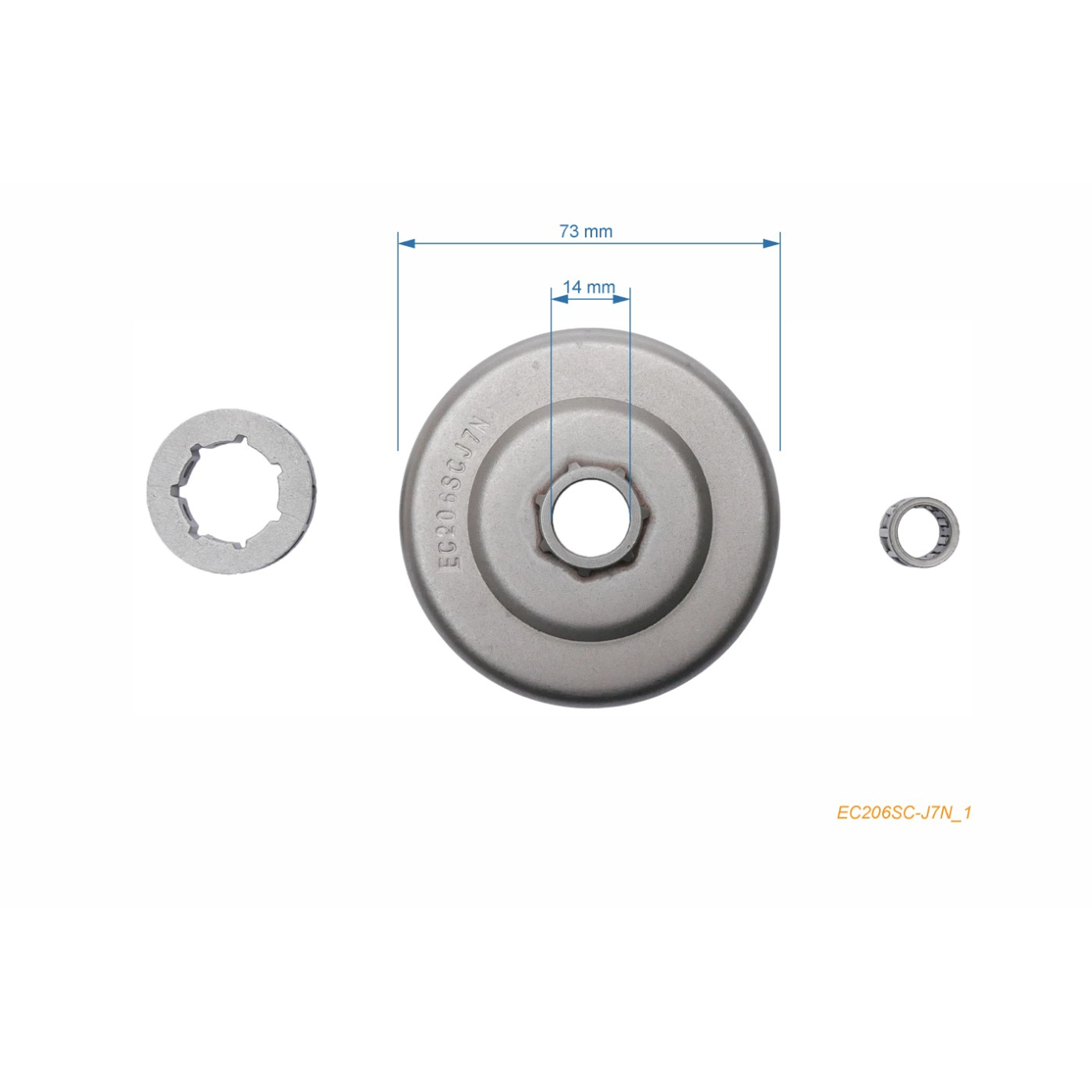 HS PARTS řetězka .325" 7 zubů pro motorové pily Echo CS400 CS440 CS3600 CS3700 CS3900 CS4100 CS4200 CS4500 CS4510 