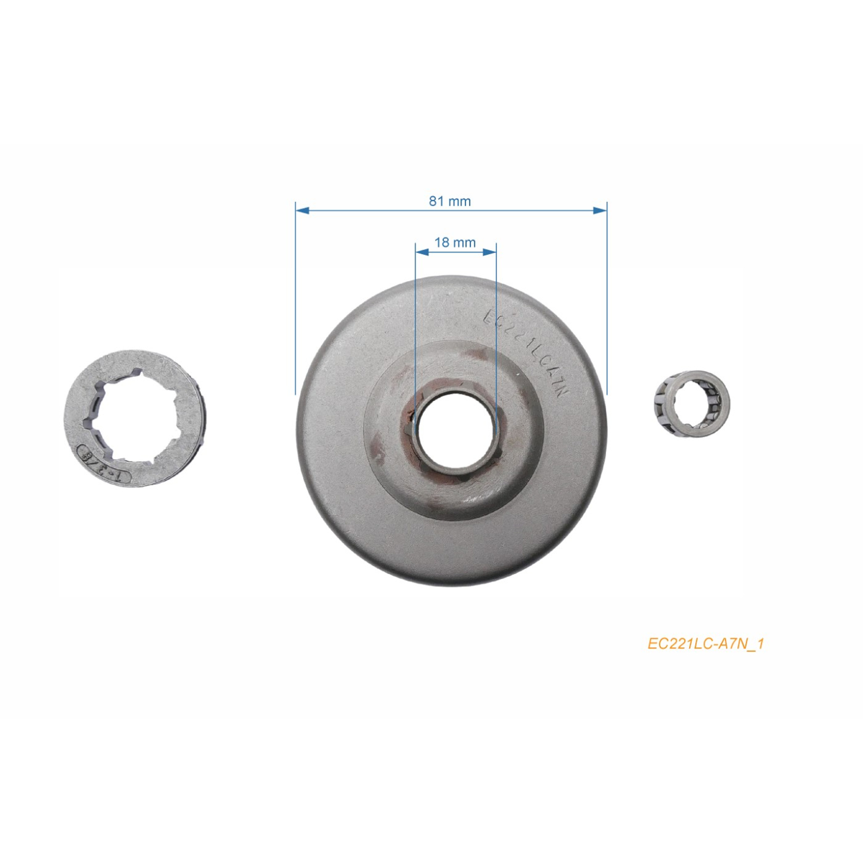 HS PARTS řetězka 3/8" 7 zubů pro motorové pily Echo CS6700 CS6701 CS6702 