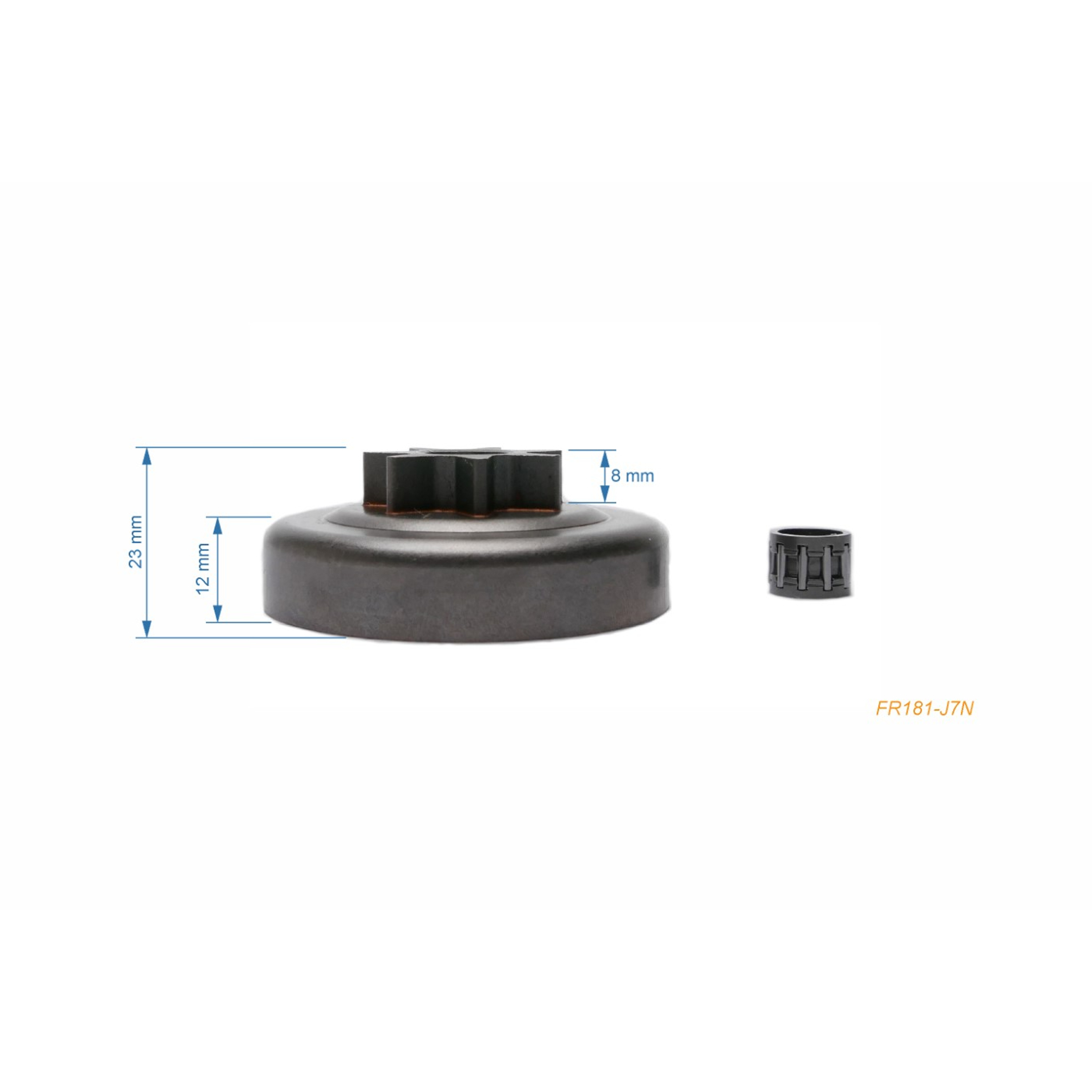 HS PARTS řetězka .325" 7 zubů pro motorové pily Husqvarna 33 34 35 37 38 Frontier Mark1 Mark11 F3335 F35VIP FB35 (OEM 507476434)