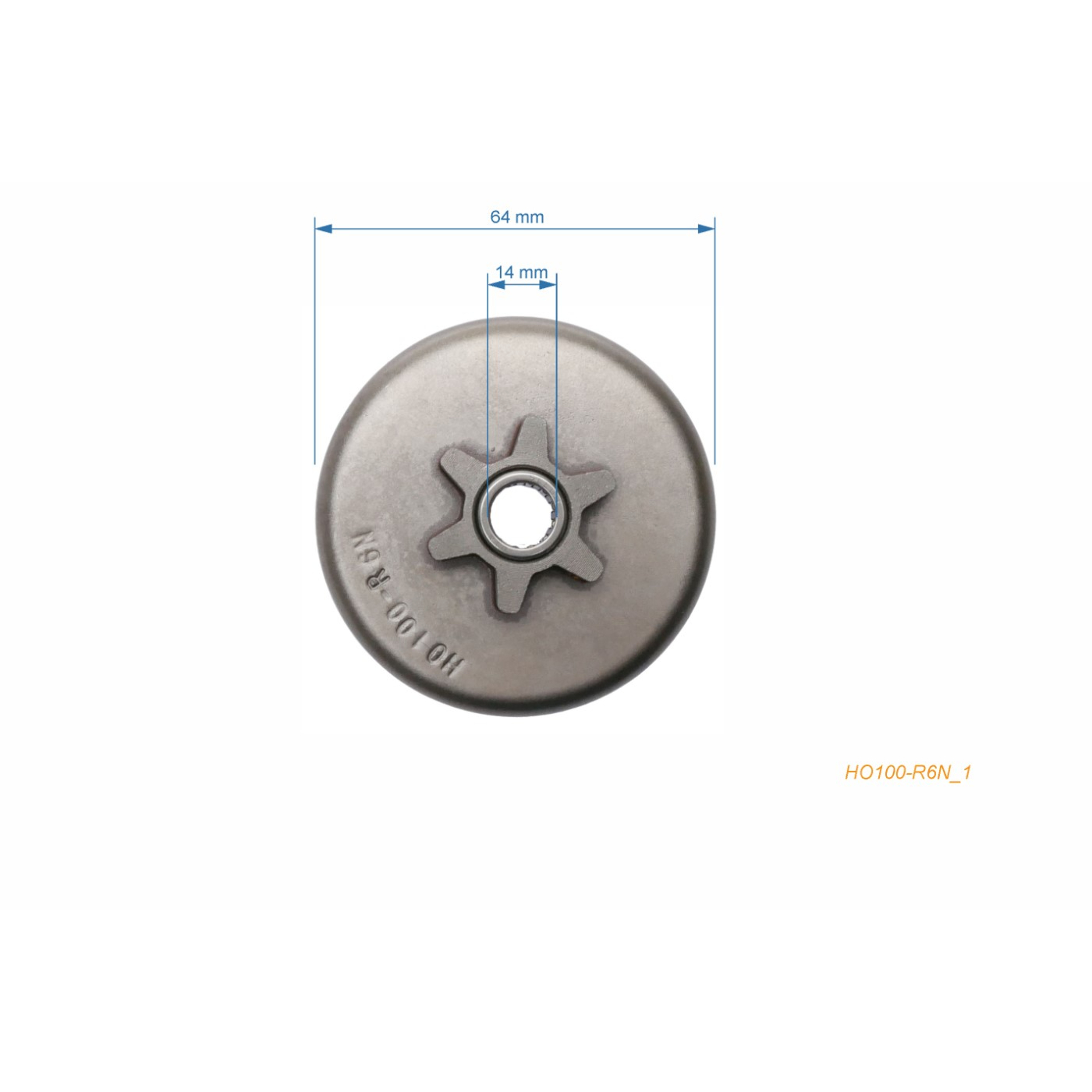 HS PARTS řetězka 3/8" 6 zubů  pro motorové pily Homelite XLMINI SLX MINI A0 190 5240 200 XL-101 XL XL2 180 SUPER2 VI SUPER2 192 (OEM A95653C)