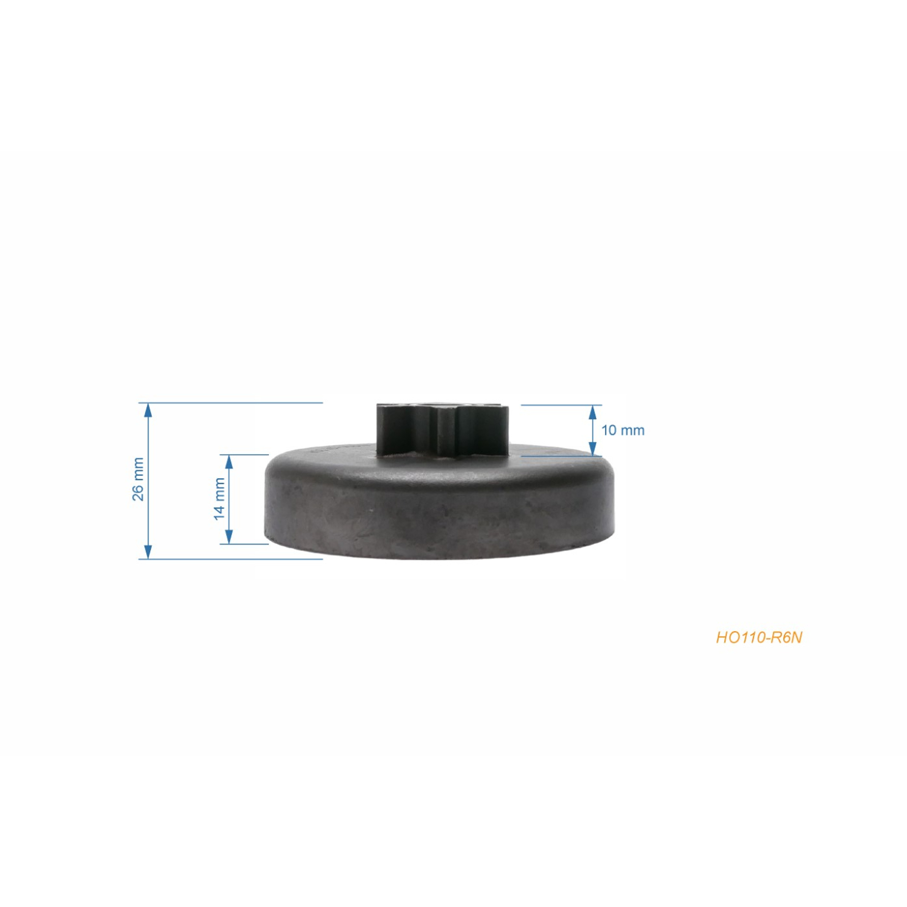HS PARTS řetězka 3/8" 6 zubů pro motorové pily Homelite 101 150 AUTO 245 EZ MINI EZ SUPER EZ 200 SUPER EZ 240 XL1