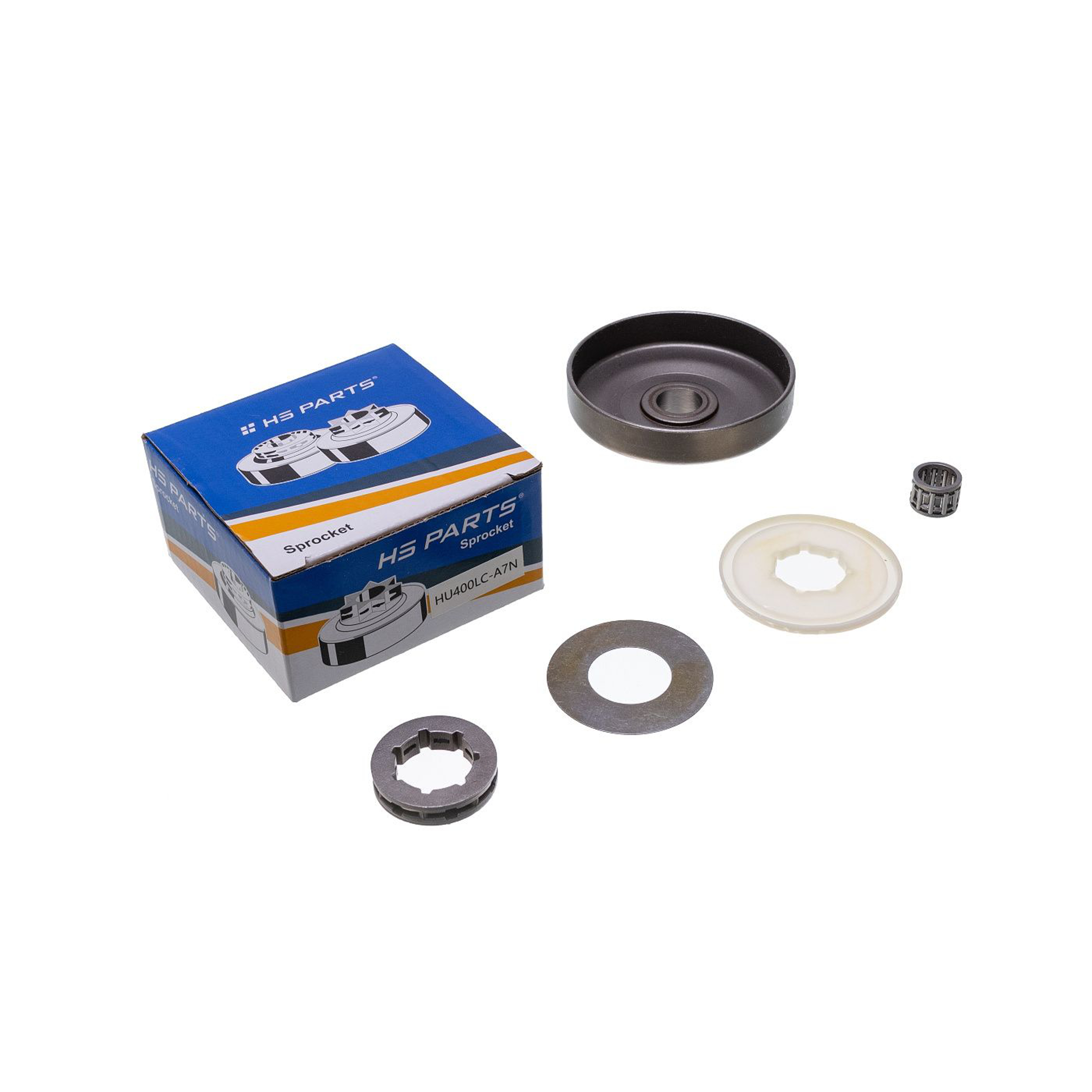 HS PARTS řetězka 3/8" 7 zubů pro motorové pily Husqvarna 162SE 162SG 266 268 272XP 61 66 Jonsered 625 630 630 Super 630 Westcoast 670 (OEM 501831504)