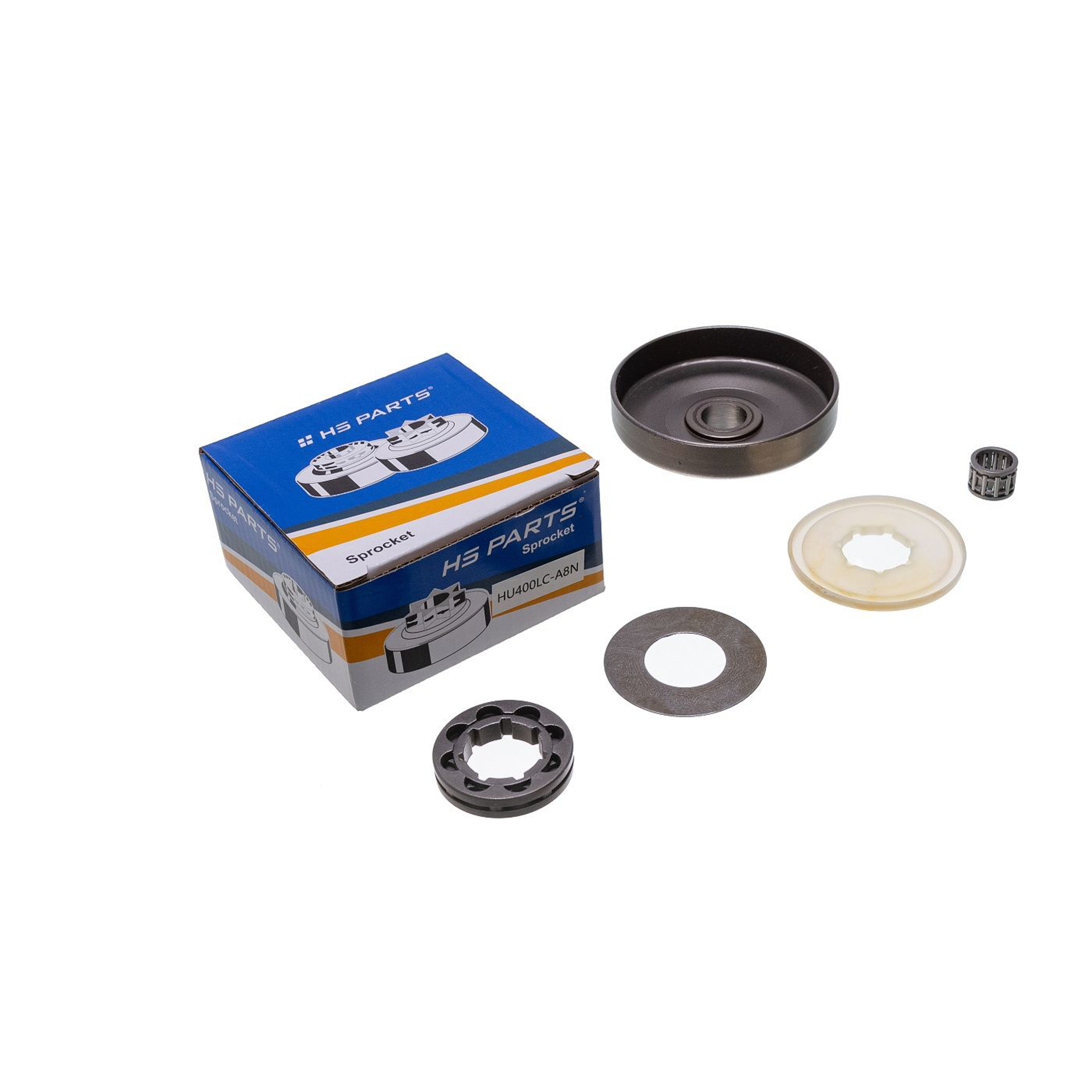 HS PARTS řetězka 3/8" 8 zubů pro motorové pily Husqvarna 162SE 162SG 266 268 272XP 61 66 Jonsered 625 630 630 Super 630 Westcoast 670 (OEM 501674101)