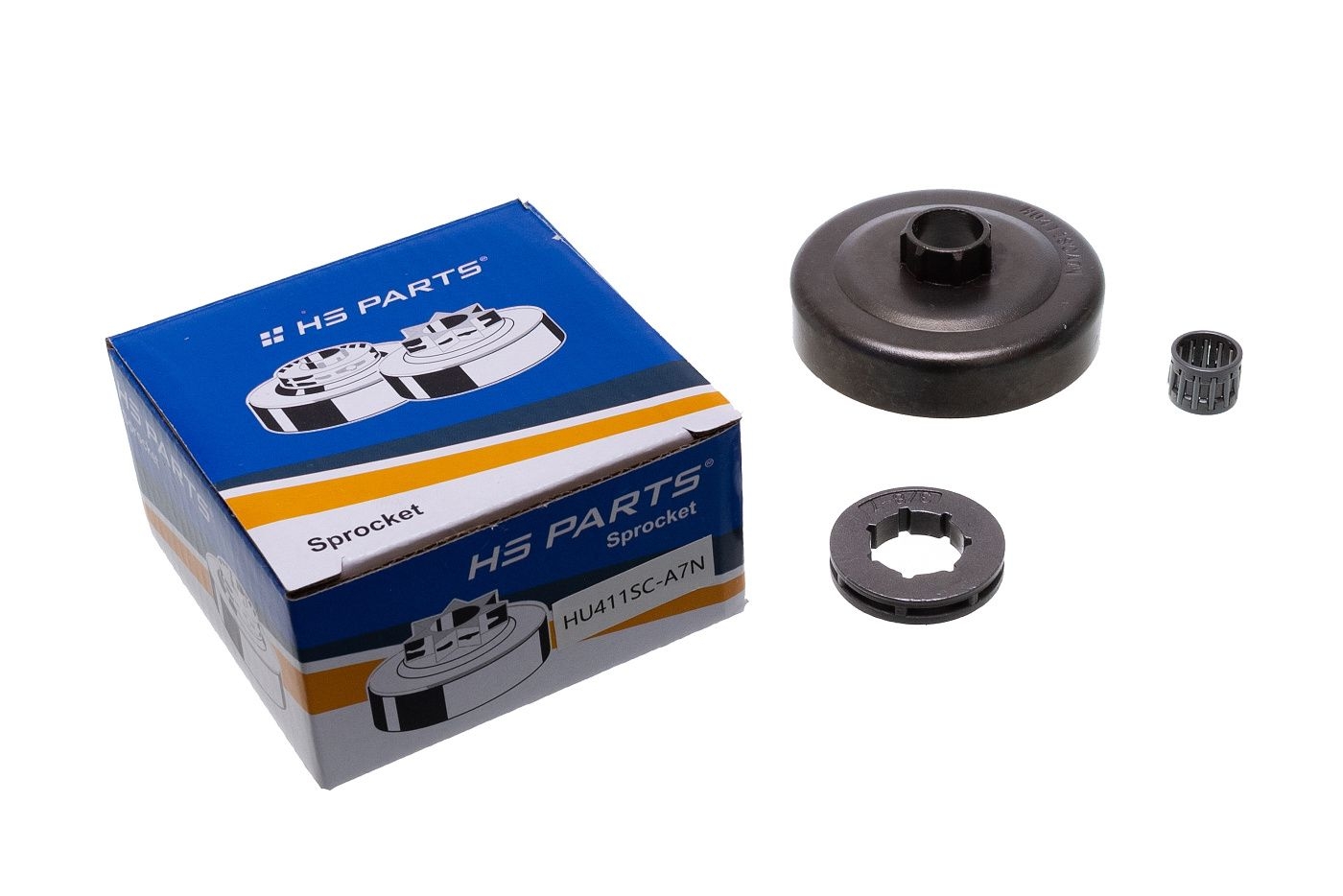 HS PARTS řetězka 3/8" 7 zubů pro motorové pily Husqvarna 51 55 55 Rancher 154 254 257 262 Partner 400 500 540 545 P5000 P48 P49V Jonsered 490 590  (OEM 503453902)