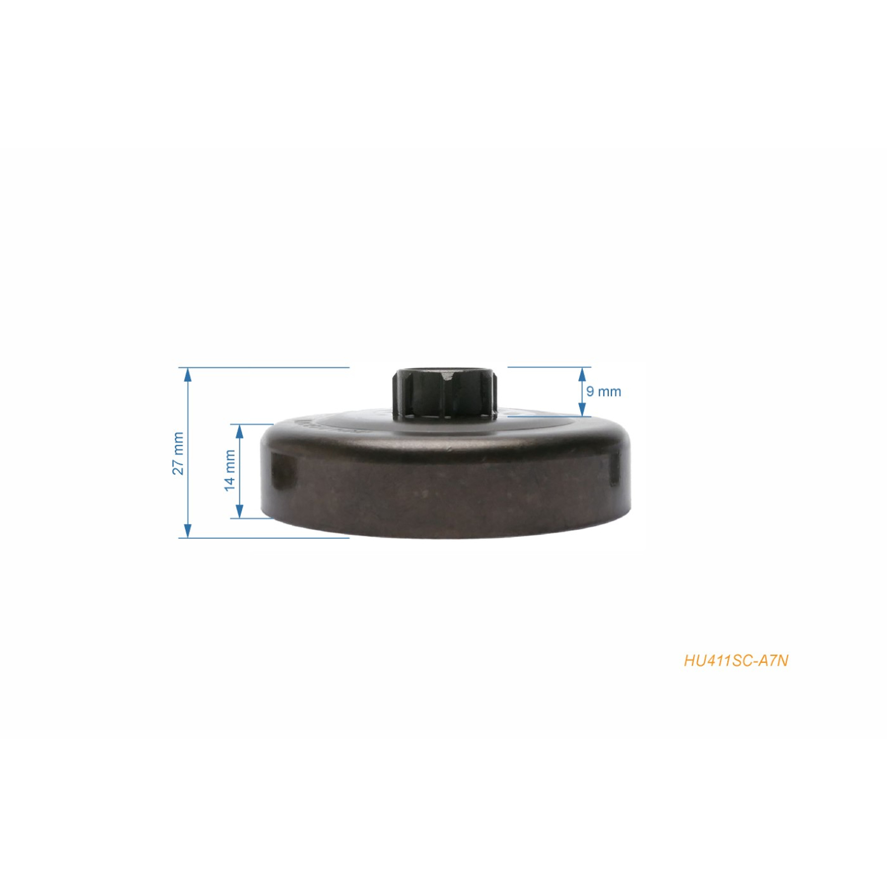 HS PARTS řetězka 3/8" 7 zubů pro motorové pily Husqvarna 51 55 55 Rancher 154 254 257 262 Partner 400 500 540 545 P5000 P48 P49V Jonsered 490 590  (OEM 503453902)