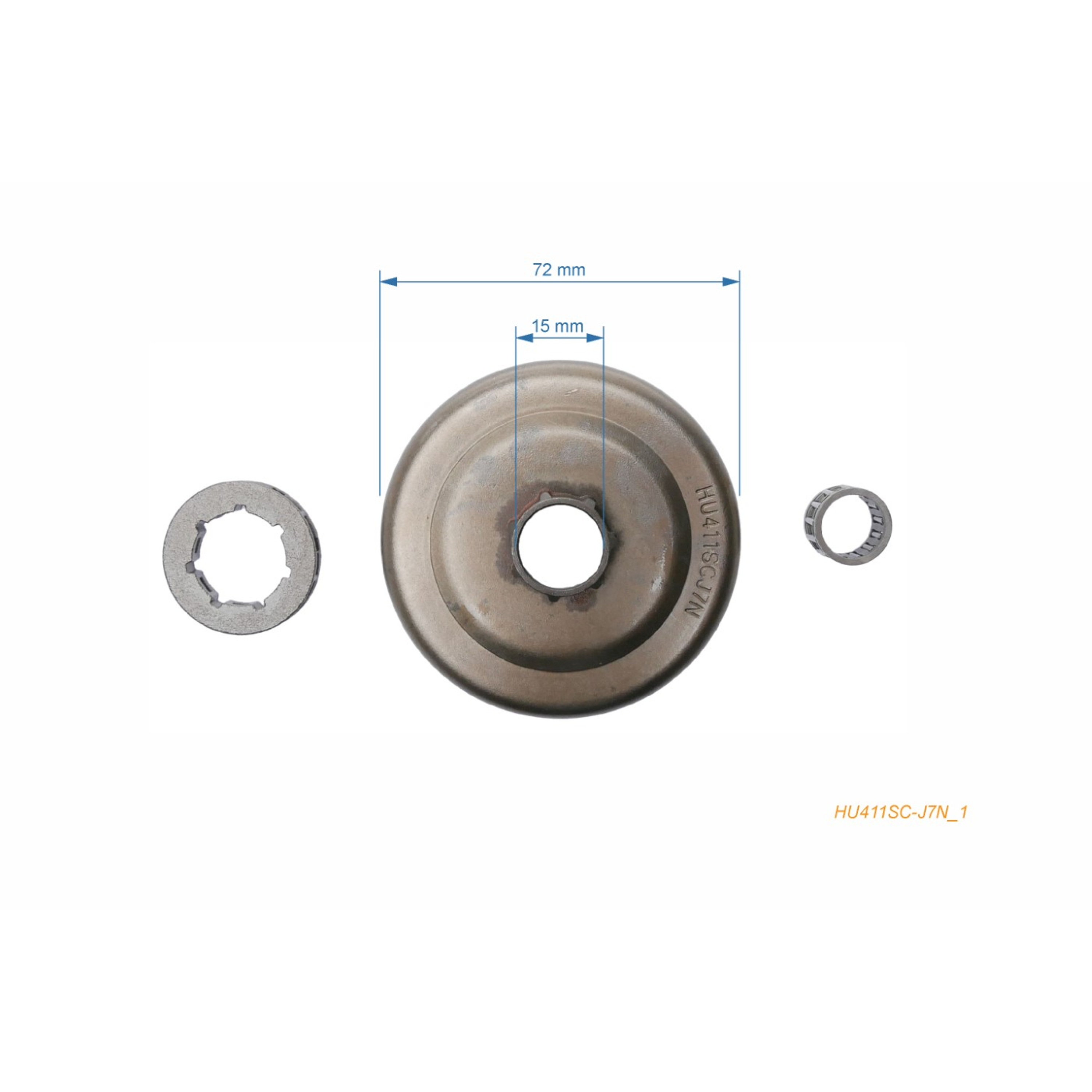 HS PARTS řetězka .325" 7 zubů pro motorové pily Husqvarna 50 51 55 Rancher 154 254 257 262 262XP (OEM 503745401)