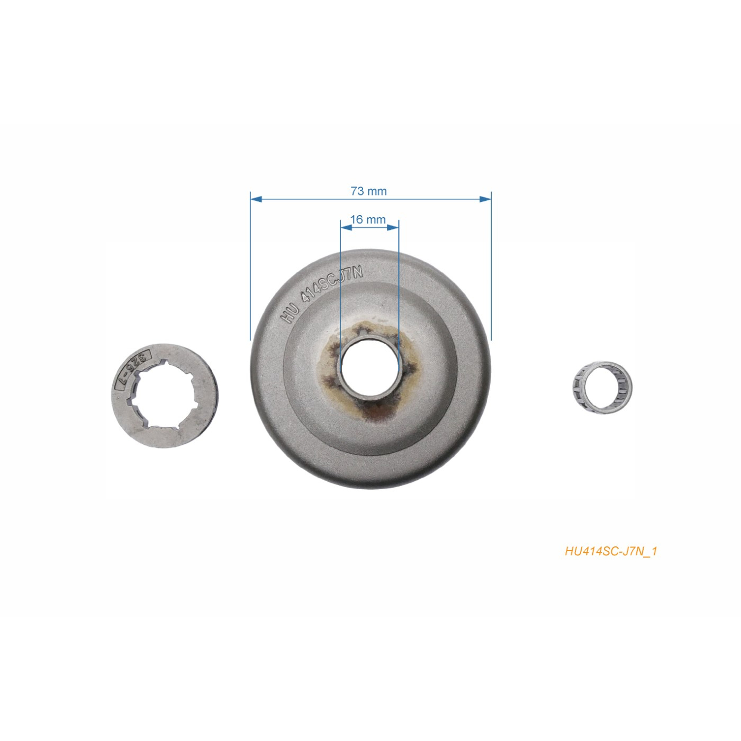 HS PARTS řetězka .325" 7 zubů pro motorové pily Husqvarna 340 345 350 351 445 450 Jonsered 2141 2150 CS2141 CS2153 CS2245 McCulloch CS450 (OEM 503873072)