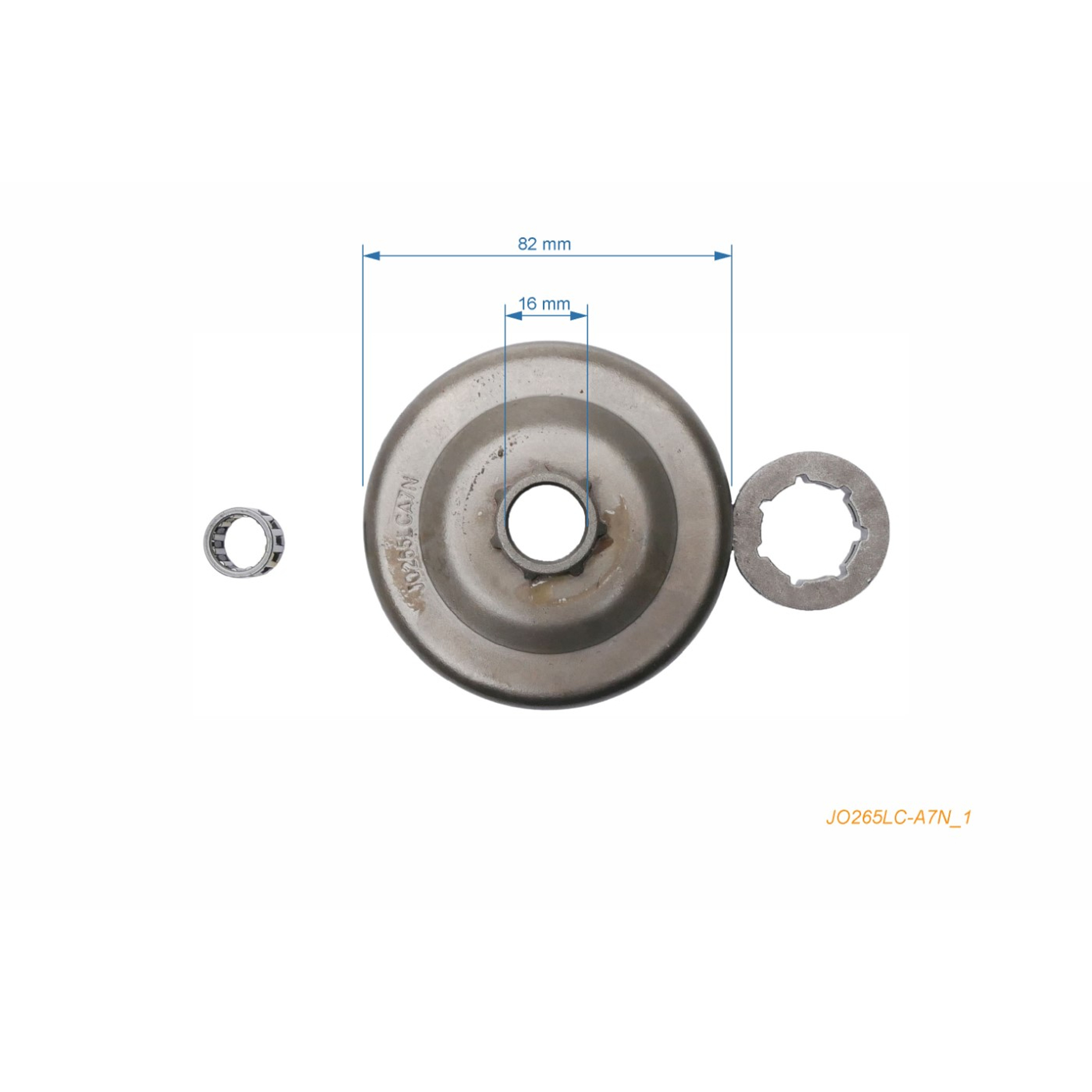 HS PARTS řetězka 3/8" 7 zubů pro motorové pily Husqvarna 362 365 365X-TORQ 371XP 372XP 575XP Jonsered 2071W 2163 2165 2171 CS2163 CS2165 CS2166 (OEM 503932471)