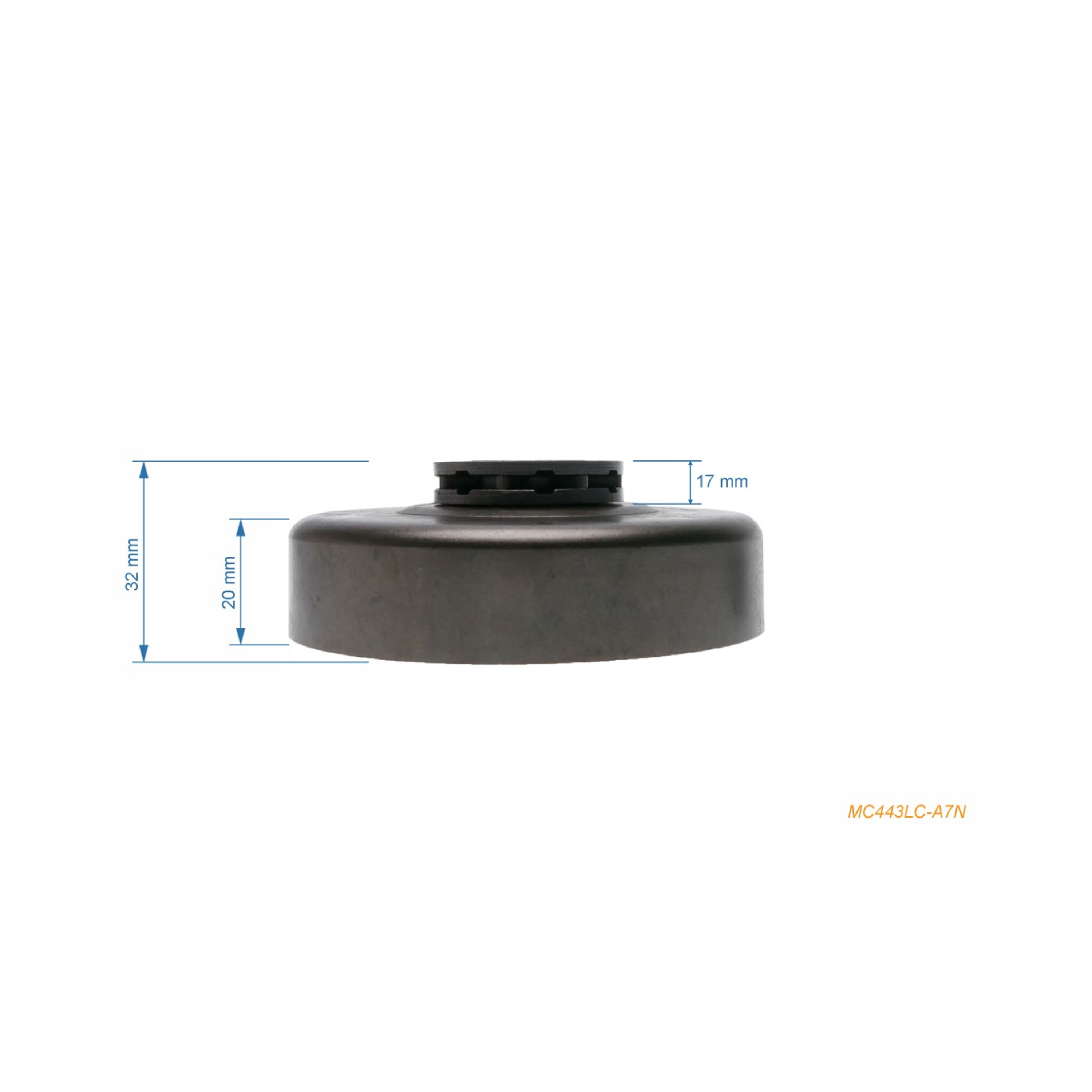 HS PARTS řetězka 3/8" 7 zubů pro motorové pily McCulloch 155 165M 3516 365 375 515 605 610 610 650 655 700 805 850 855 CP-60 CP-70 CP-80 PM-55 PM-60 SP-60 (OEM 215252)