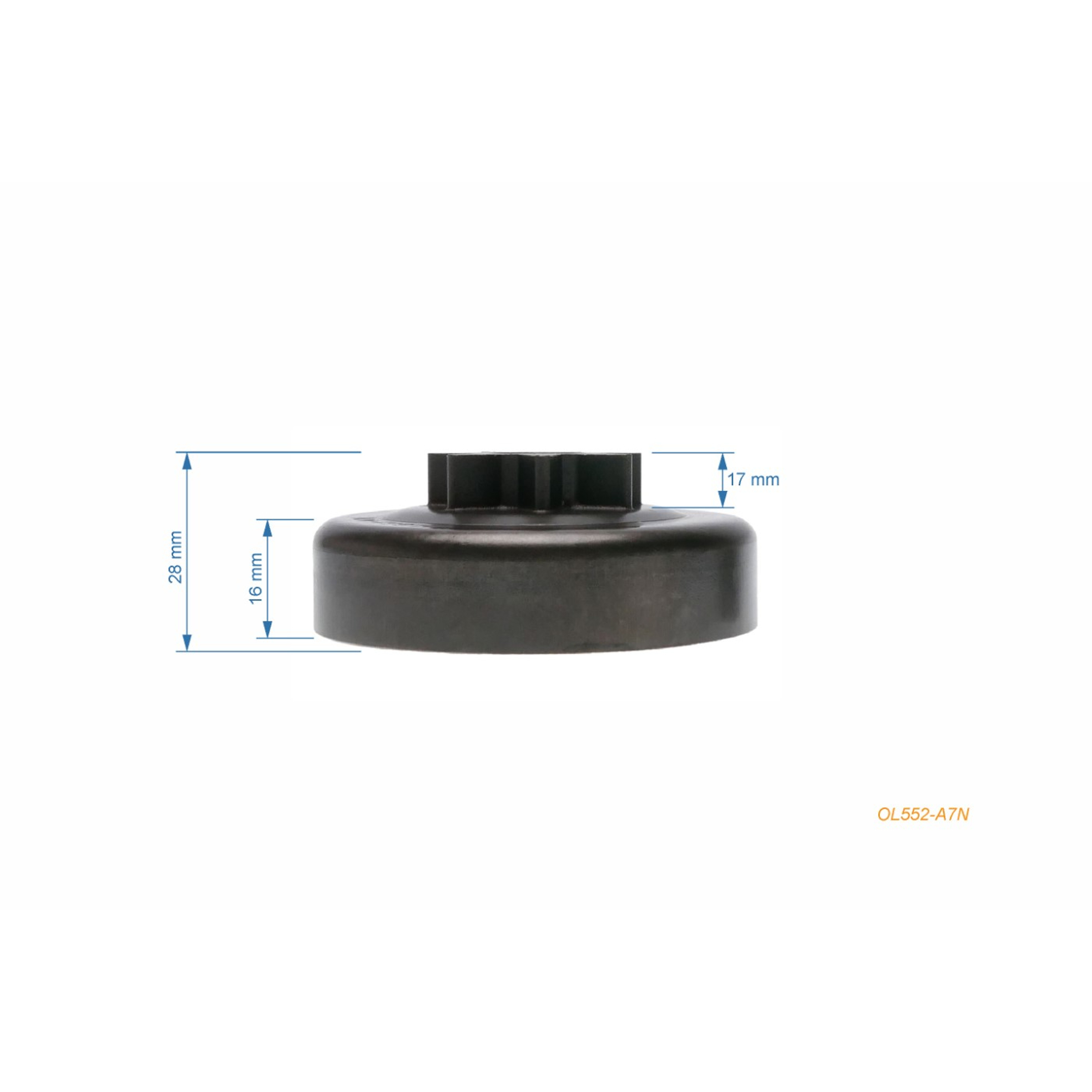 HS PARTS řetězka 3/8" 7 zubů pro motorové pily OLEO-MAC Oleomac 250 50A 251 350 (OLD) 355 Super 250 Blitz