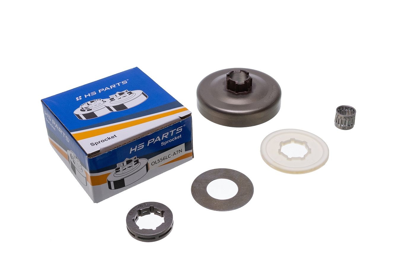 HS PARTS řetězka 3/8" 7 zubů pro motorové pily OLEO-MAC Oleomac Olympyk 970 971 980 981 985 HD GS720 GS 820 John Deere CS71 CS81 (OEM 97000207)