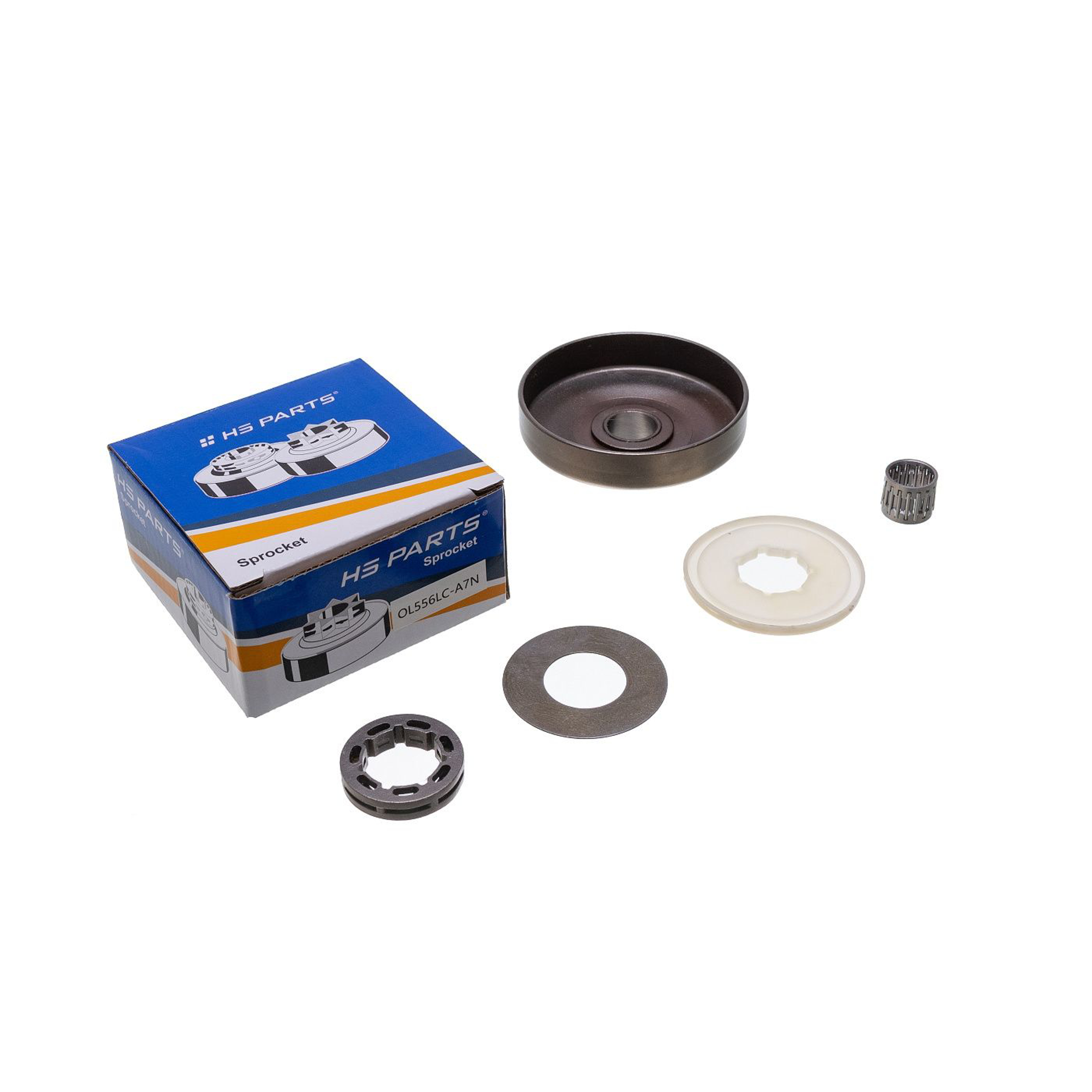 HS PARTS řetězka 3/8" 7 zubů pro motorové pily OLEO-MAC Oleomac Olympyk 970 971 980 981 985 HD GS720 GS 820 John Deere CS71 CS81 (OEM 97000207)