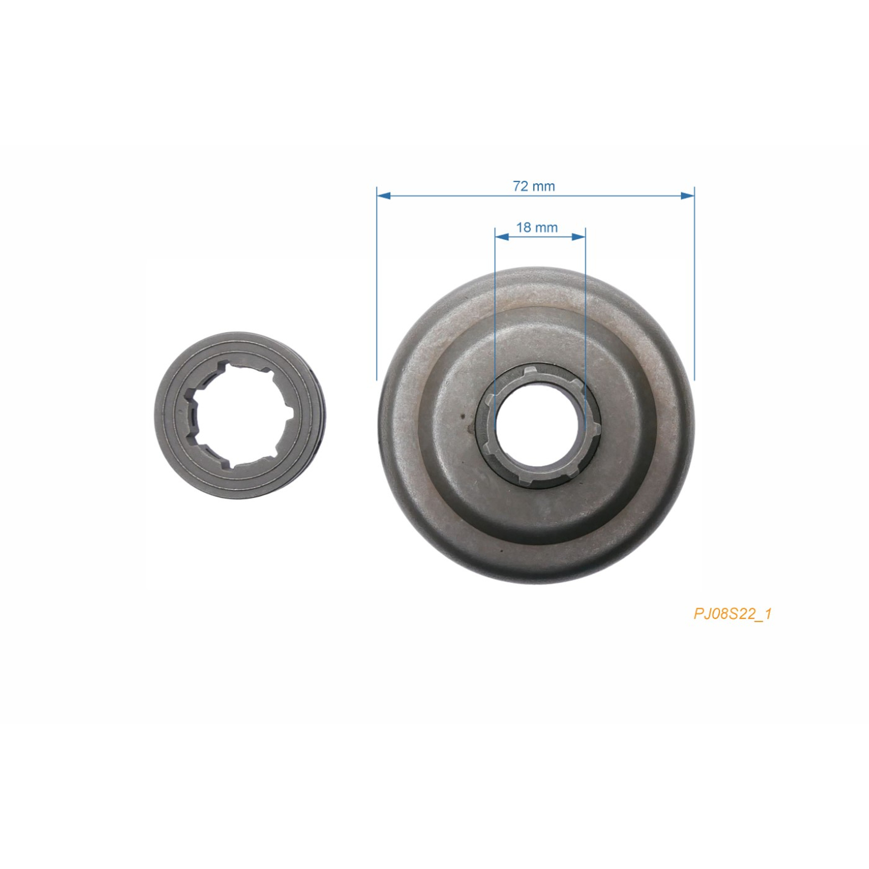 Řetězka 0.404" 7 zubů pro motorové pily Stihl 08 08S 07S (OEM 11086402025)
