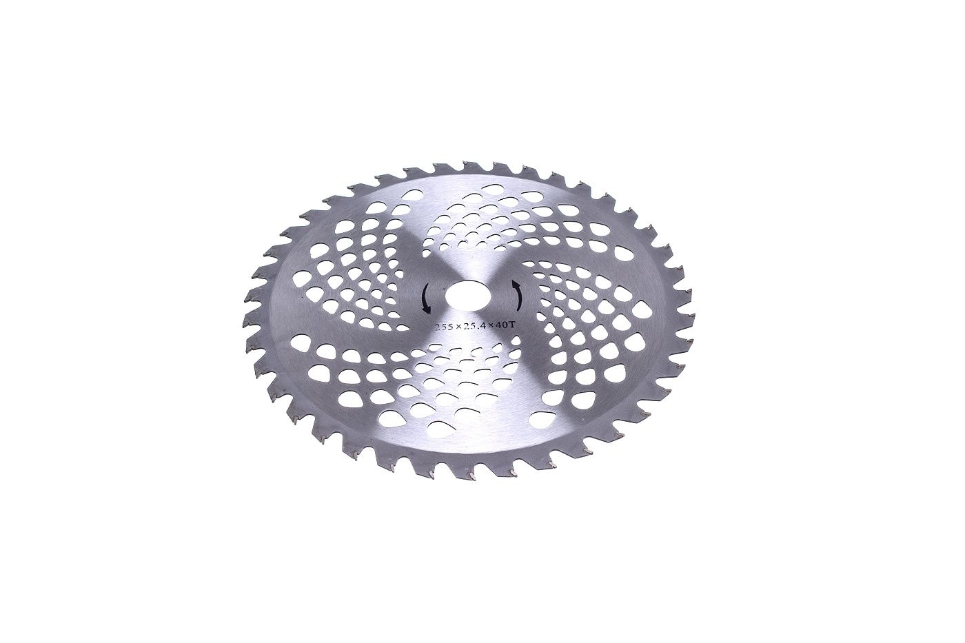 Karbidový nůž 40 zubý rozměr 255 mm x 25,4 mm pro křovinořezy