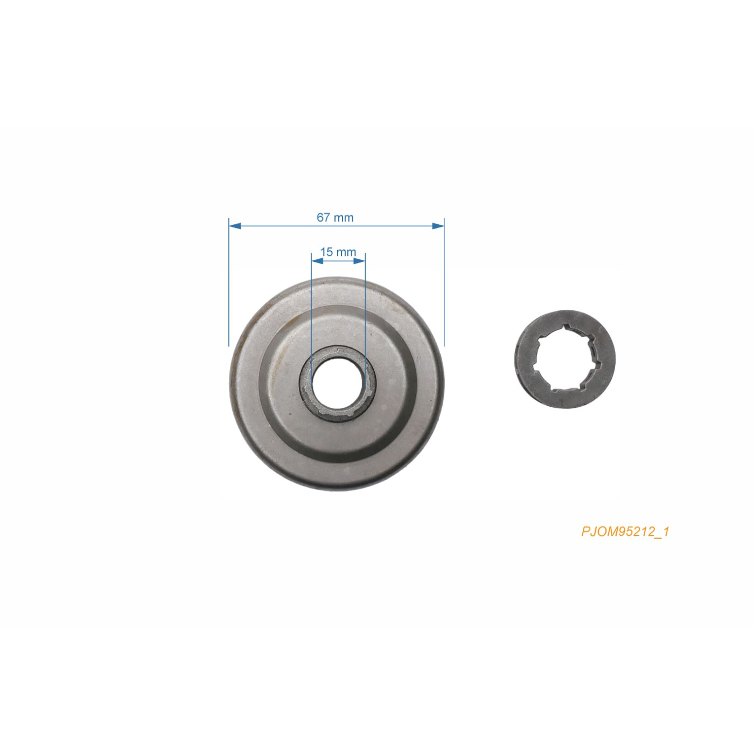 HS PARTS řetězka .325" 7 zubů pro motorové pily OLEO-MAC Oleomac 947 952 EFCO 147 151 152 (OEM 111178)