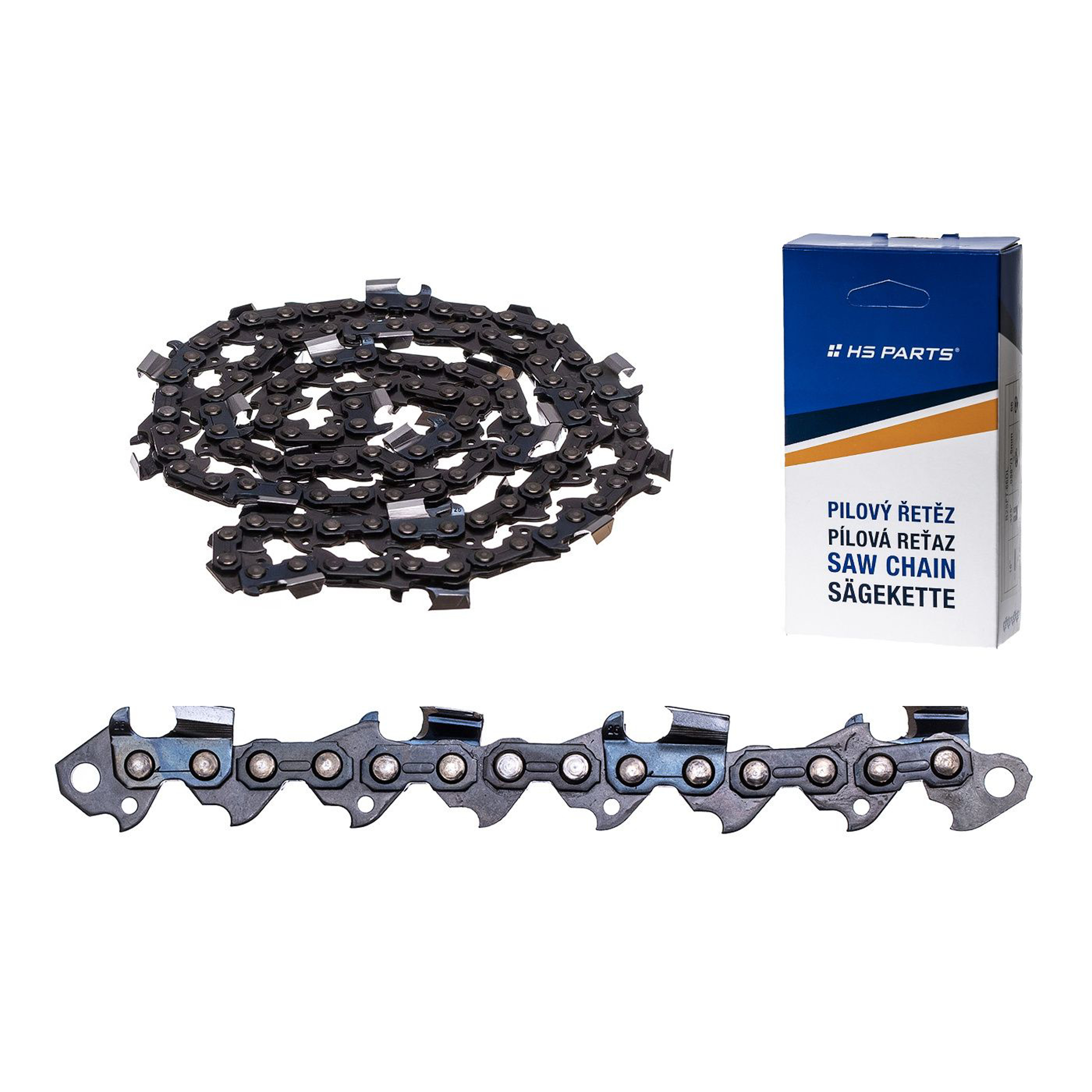 HS PARTS vodící lišta 16" (40 cm) 3/8" .058" (1,5 mm) + pilový řetěz 60 článků hranatý zub pro Husqvarna 246 254 262 345 357 455 460 555 560 Jonsered 2054 CS2260 Dolmar 111 112 115 PS540 Solo 613 614 650 Oleomac 162 956 962