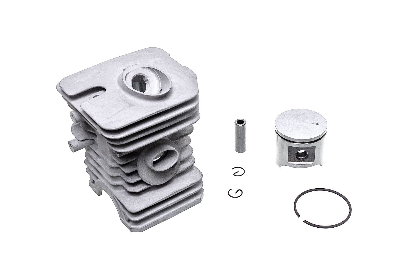 HS PARTS kompletní válec s pístem pro motorové pily a křovinořezy Husqvarna 40 45 49 240R 245R Jonsered GR41 GR44 GR50 RS44 2041 2045 2050 42 mm (OEM 503440802)