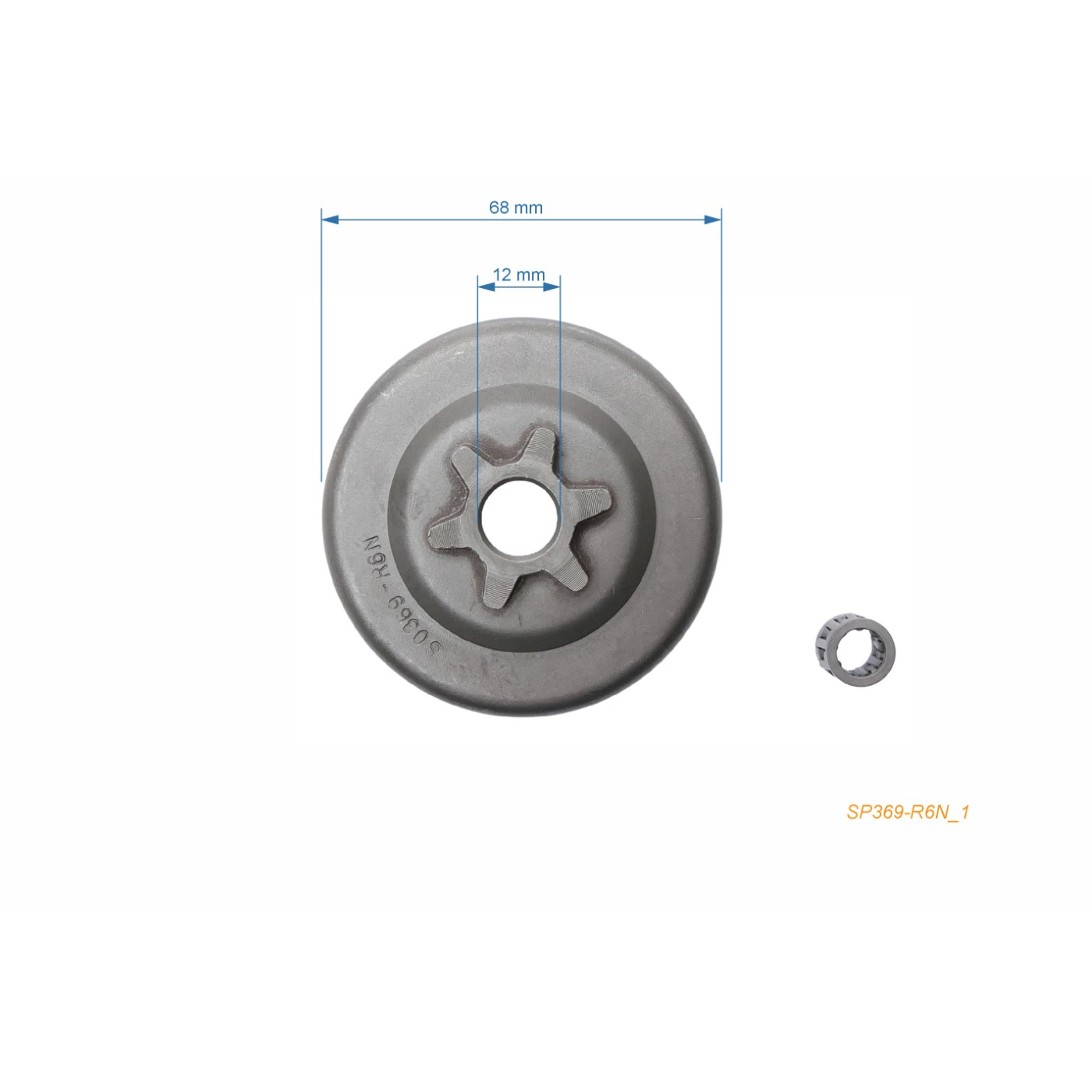 HS PARTS řetězka 3/8" 6 zubů pro motorové pily Solo 630 633 640 (OEM 3500196)