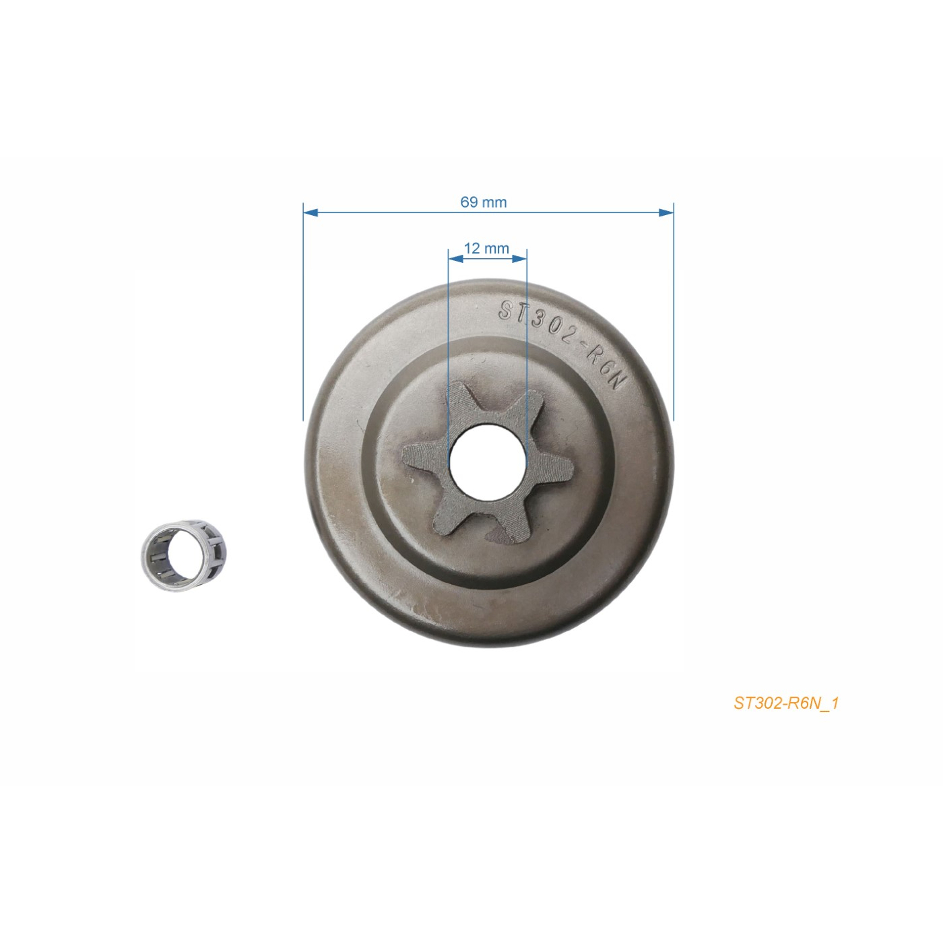 HS PARTS řetězka 3/8" 6 zubů picco pro motorové pily Stihl 020 020T MS200 MS200T (OEM 11296402000)