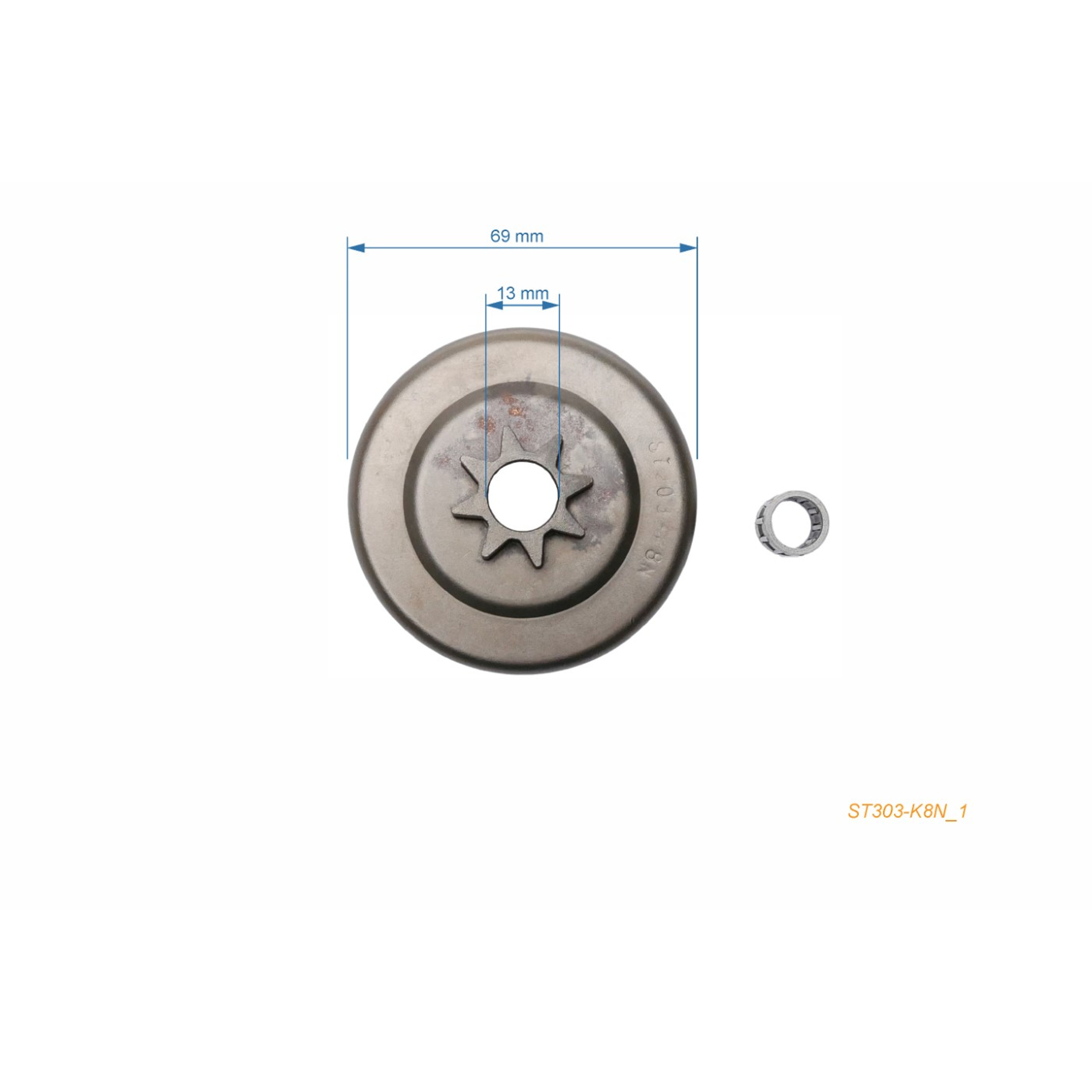 HS PARTS řetězka 1/4" 8 zubů pro motorové pily Stihl 009 010 011 012
