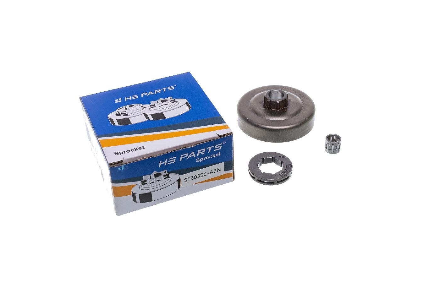 HS PARTS řetězka 3/8" 7 zubů pro motorové pily Stihl 009 009Q 010 010AVEQ 010AVQ 011AVEQ 012 (OEM 11206402005)