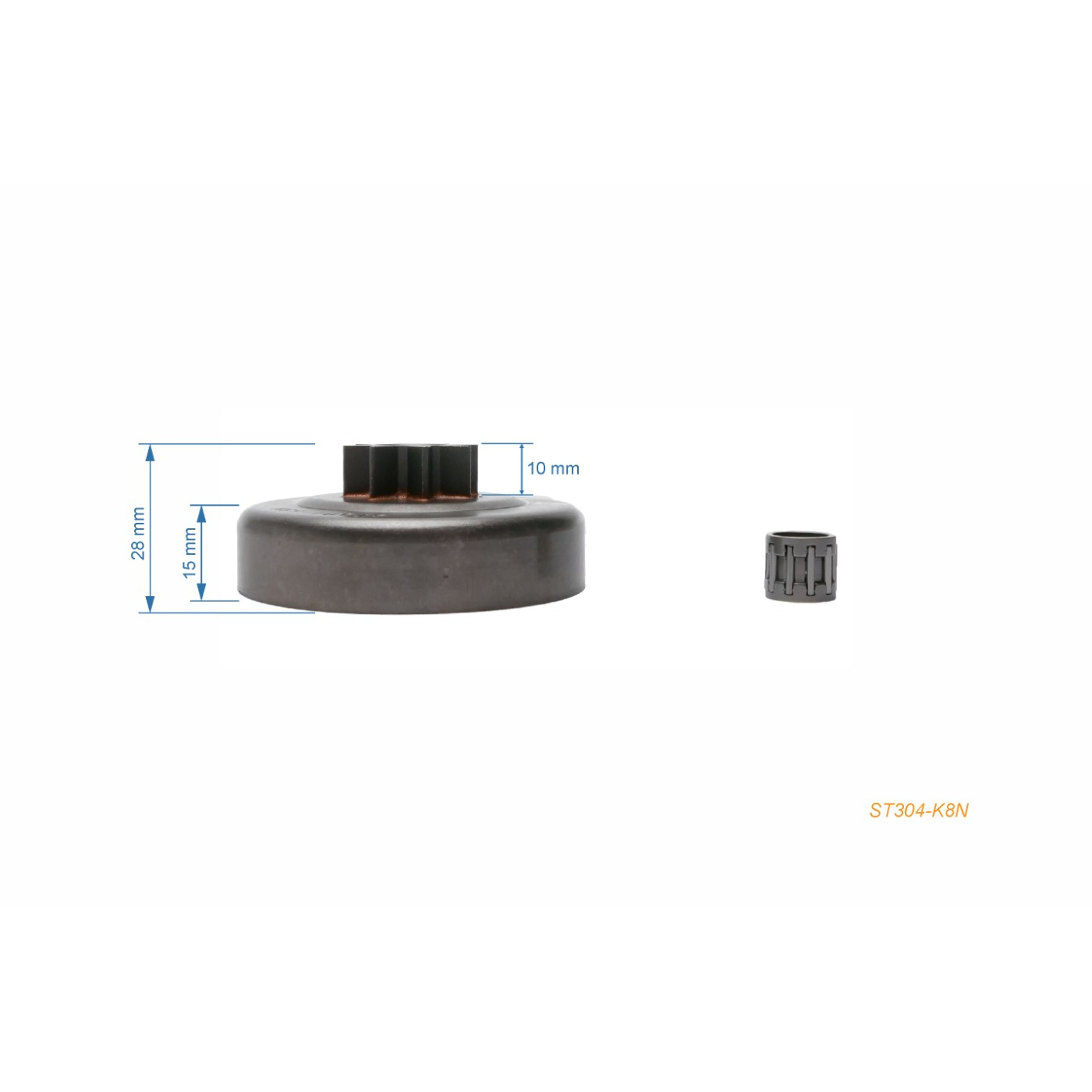 HS PARTS řetězka 1/4" 8 zubů pro motorové pily Stihl 015 015AV 015L (OEM 11166402005)
