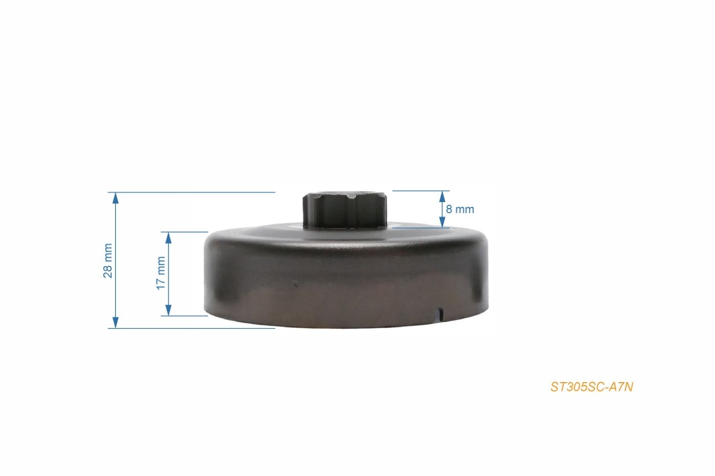 HS PARTS řetězka 3/8" 7 zubů pro motorové pily Stihl 017 018 021 023 025 MA170 MS180 MS210 MS211 MS230 MS250 (OEM 11236402072)