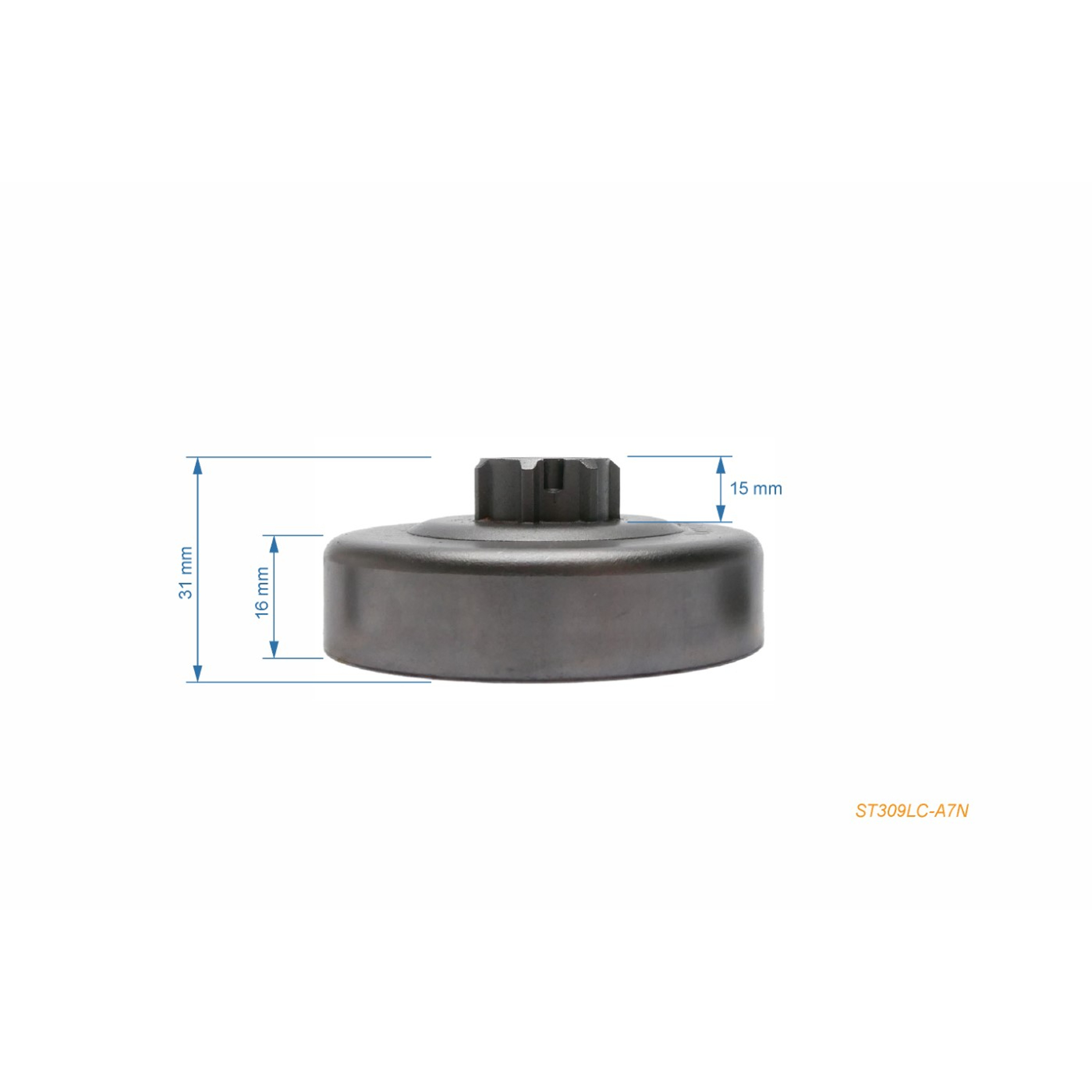 HS PARTS řetězka 3/8" 7 zubů pro motorové pily Stihl 030AV 031 031AV 032 044AV (OEM 11136402000)