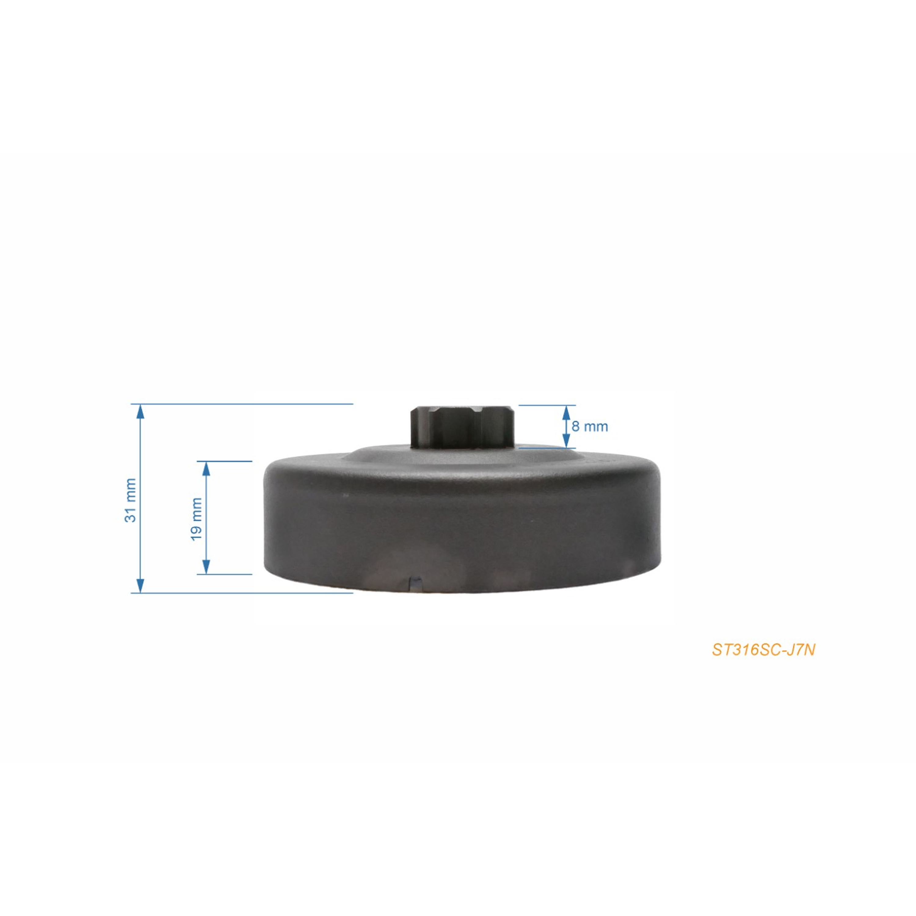HS PARTS řetězka .325" 7 zubů pro motorové pily Stihl 034 036 029 039 MS290 MS310 MS390 MS311 MS391 (OEM 11250071001)