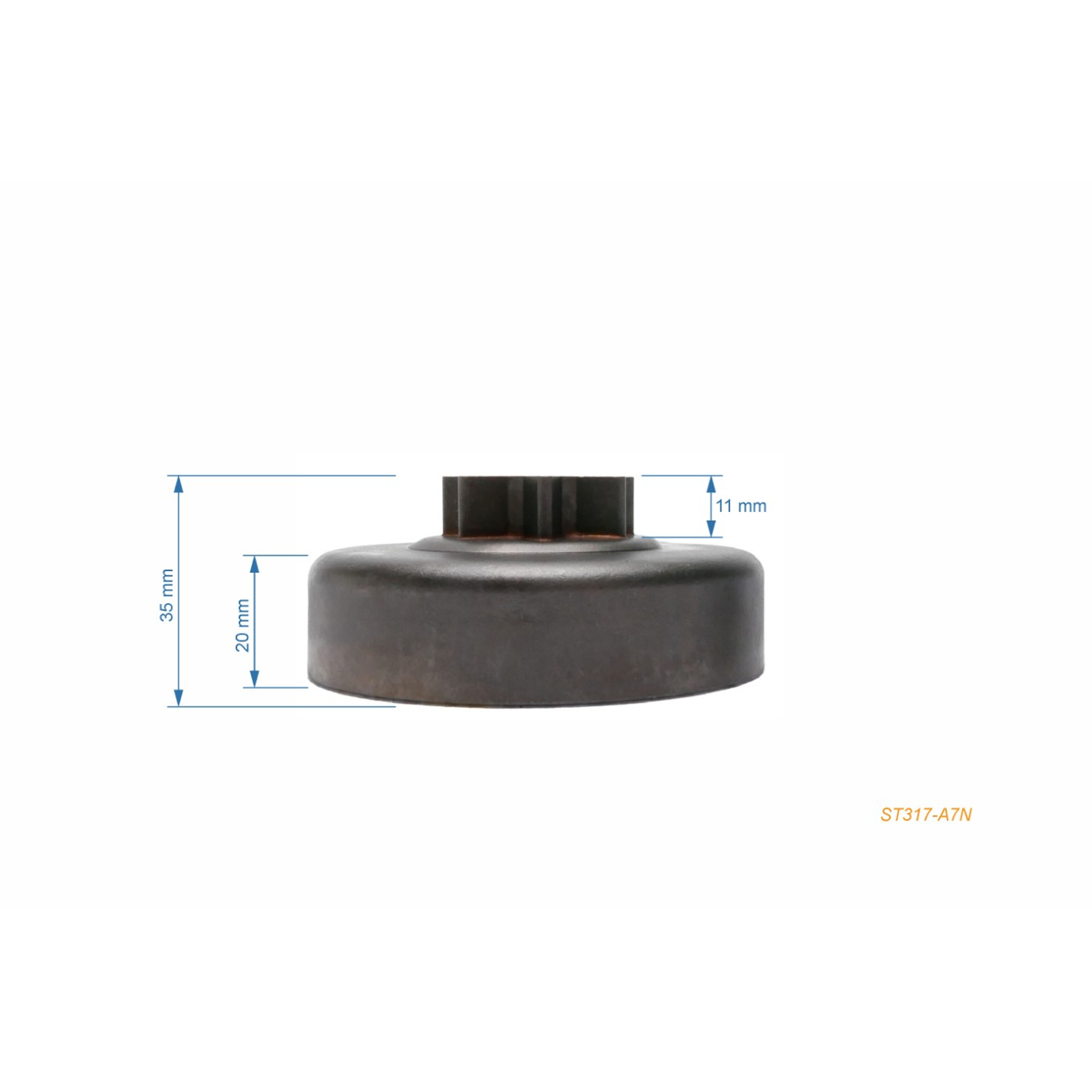 HS PARTS řetězka 3/8" 7 zubů pro motorové pily Stihl 045AV 045AVE 045 AVEQ 056 (OEM 11156402001)