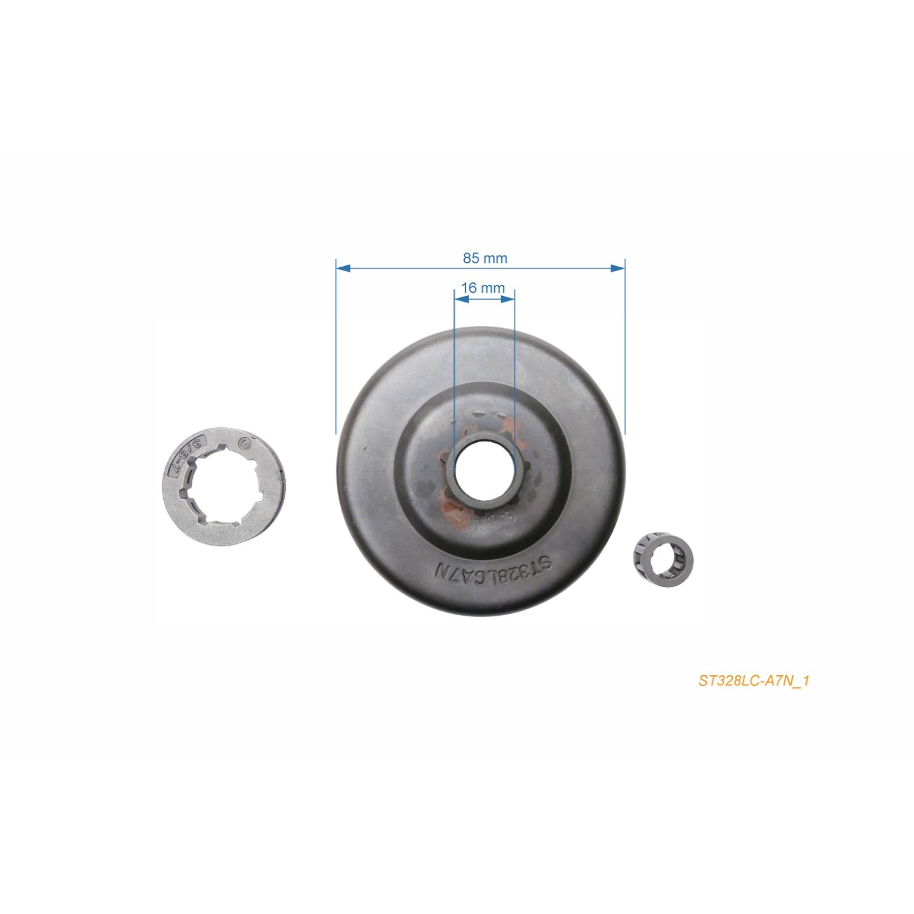 HS PARTS řetězka 3/8" 7 zubů pro motorové pily Stihl 064 066 MS640 MS650 MS660 (11220071002)