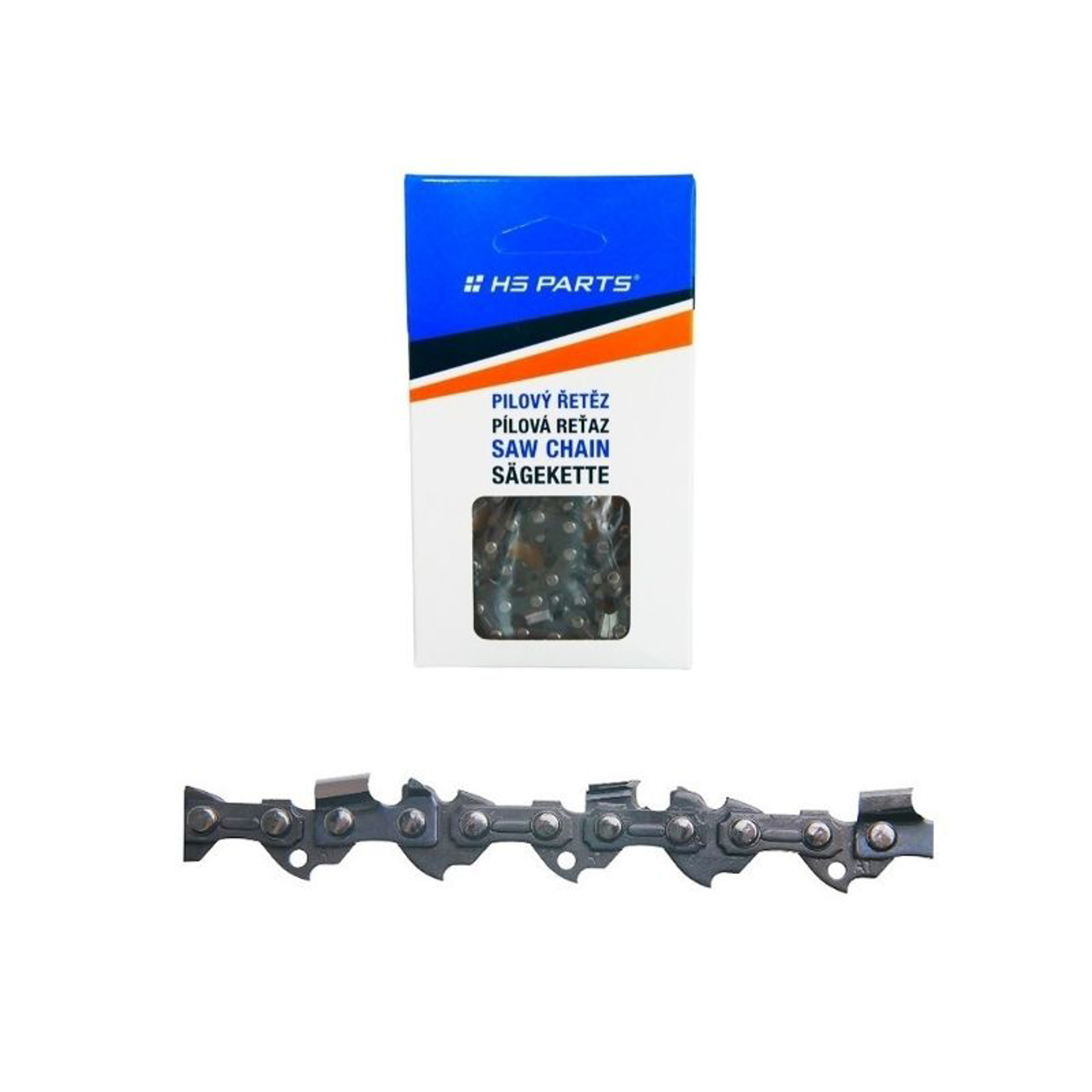 HS PARTS pilový řetěz 3/8" .050" (1,3 mm) 44 článků zkosený zub pro Stihl 009 018 021 E14 E140 MS170 MS180 MS181 MS190 MS201 MS210 MS230 MS231 MS241 MS250 MS251