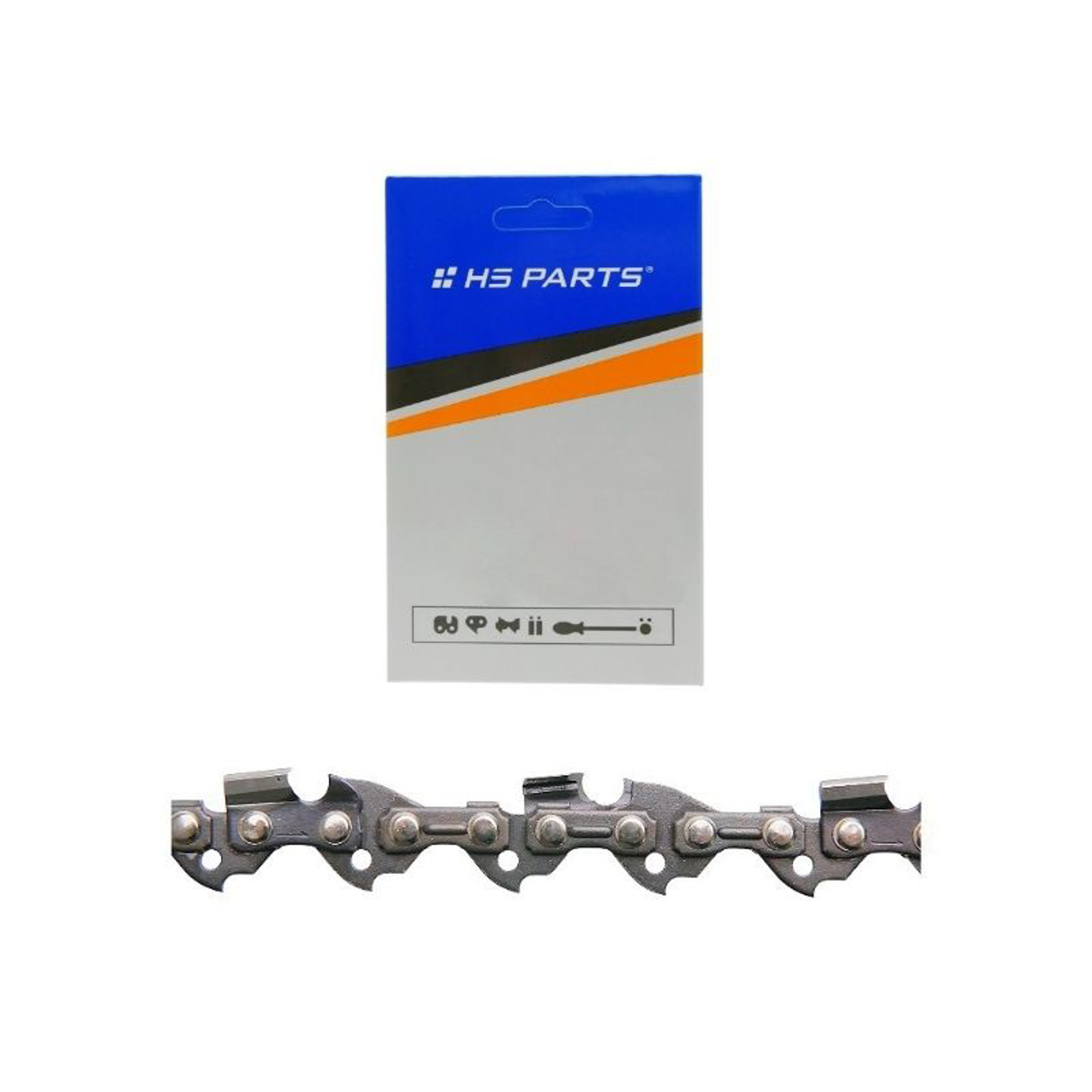 HS PARTS pilový řetěz 3/8" .050" (1,3 mm) 69 článků zkosený zub pro akumulátorové pily