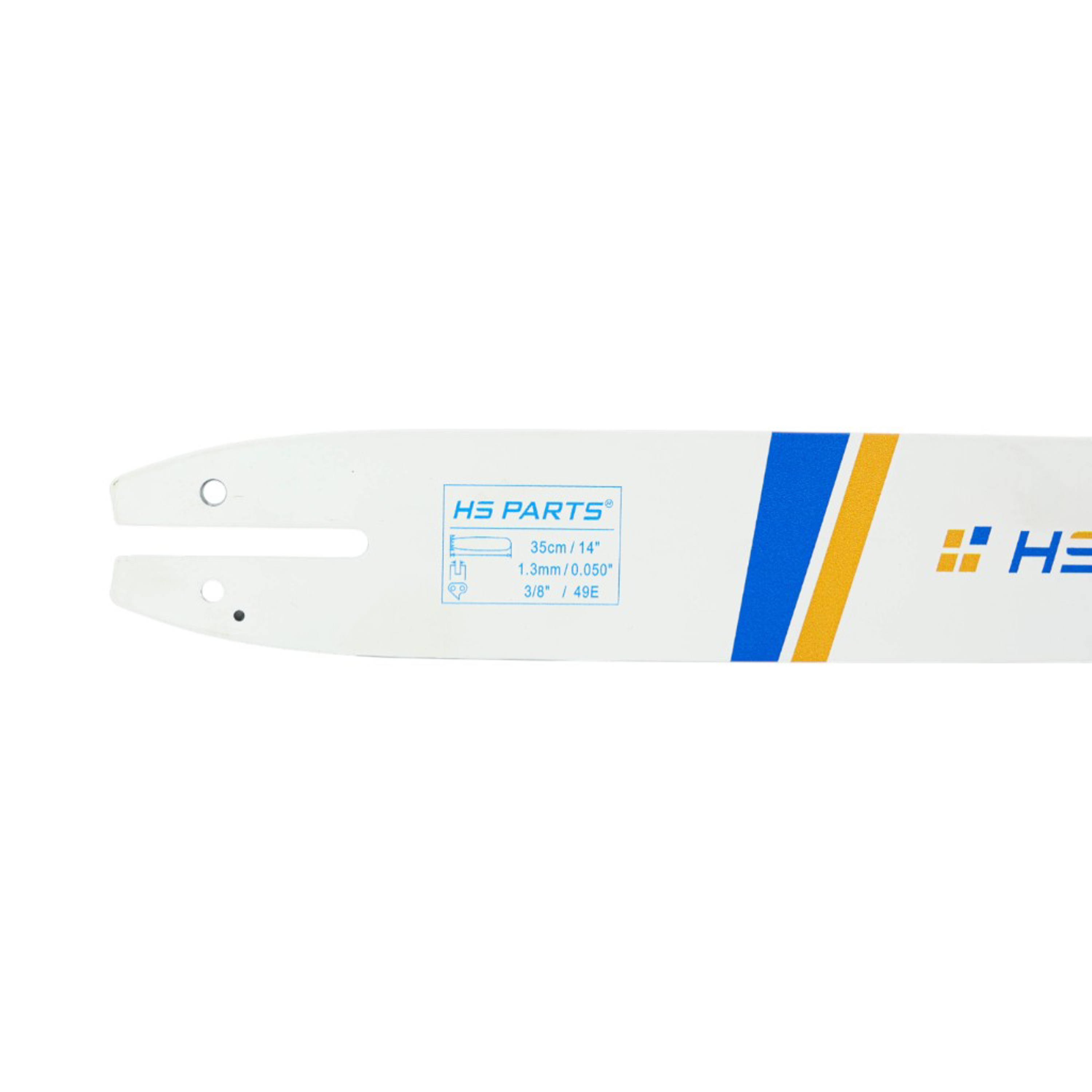 HS PARTS vodící lišta 14" (35 cm) 3/8" .050" (1,3 mm) + pilový řetěz 49 článků hranatý zub pro Partner 1535EL 1540EL 1640 1840 McCulloch MAC120 PM310 PM400 MS1640 MAC940 Poulan PLN1415 Craftsman 41532 41534