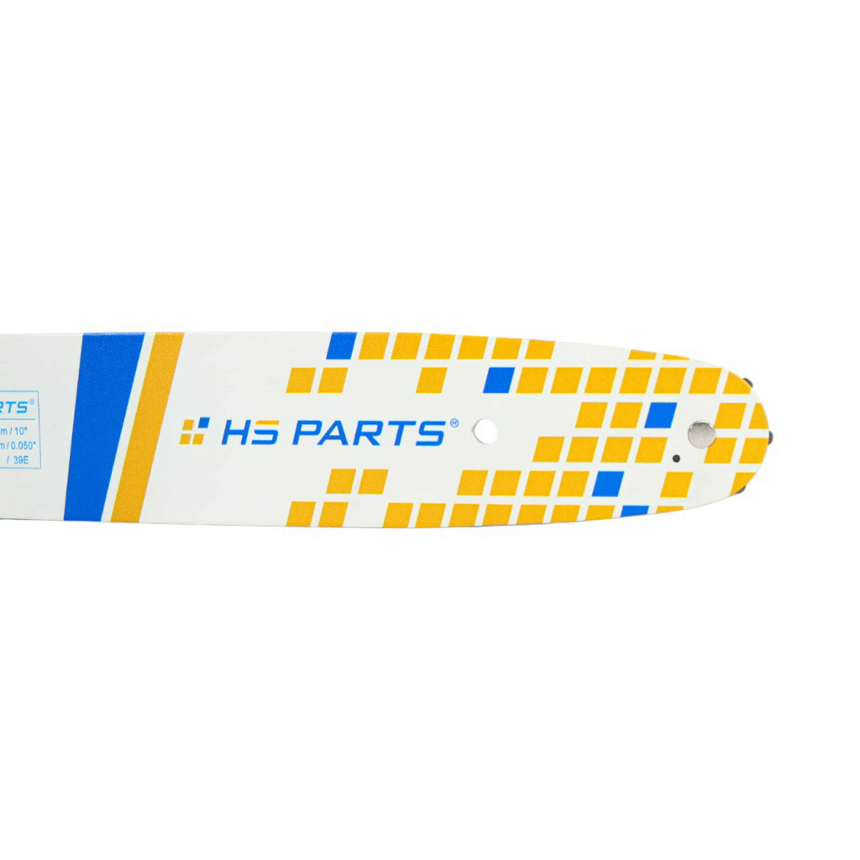 HS PARTS vodící lišta 10" (25 cm) 3/8" .050" (1,3 mm) + pilový řetěz 39 článků hranatý zub pro Alpina 330 380 432 Bosch BES1300B KS400S KS40S KSE1300B Ryobi 35B CS36C CSE3330 McCulloch 10E 14E Makita DCS330S
